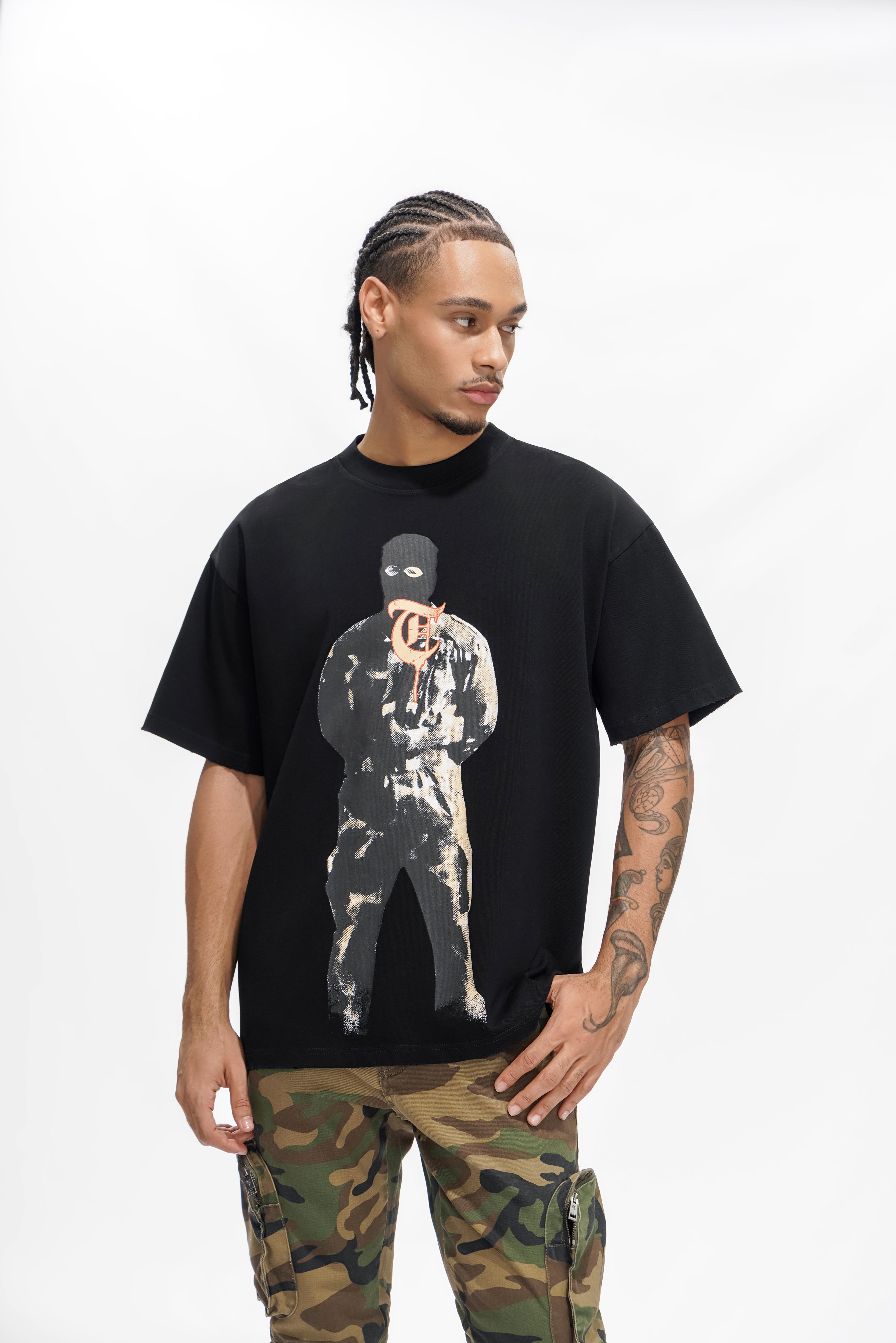 "WAR TOUR" Black Tee