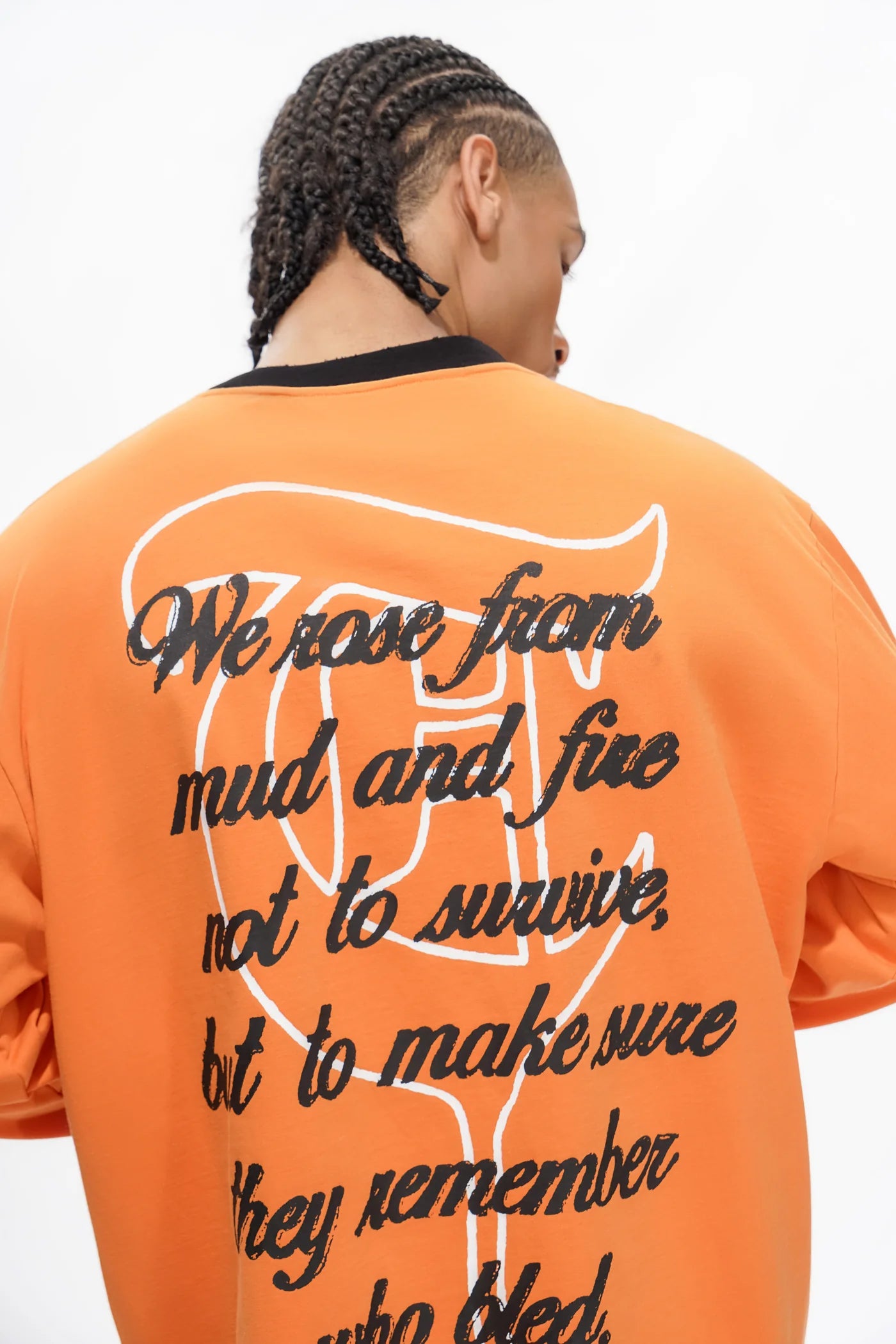 "KEY TO WAR" Orange Long Sleeve