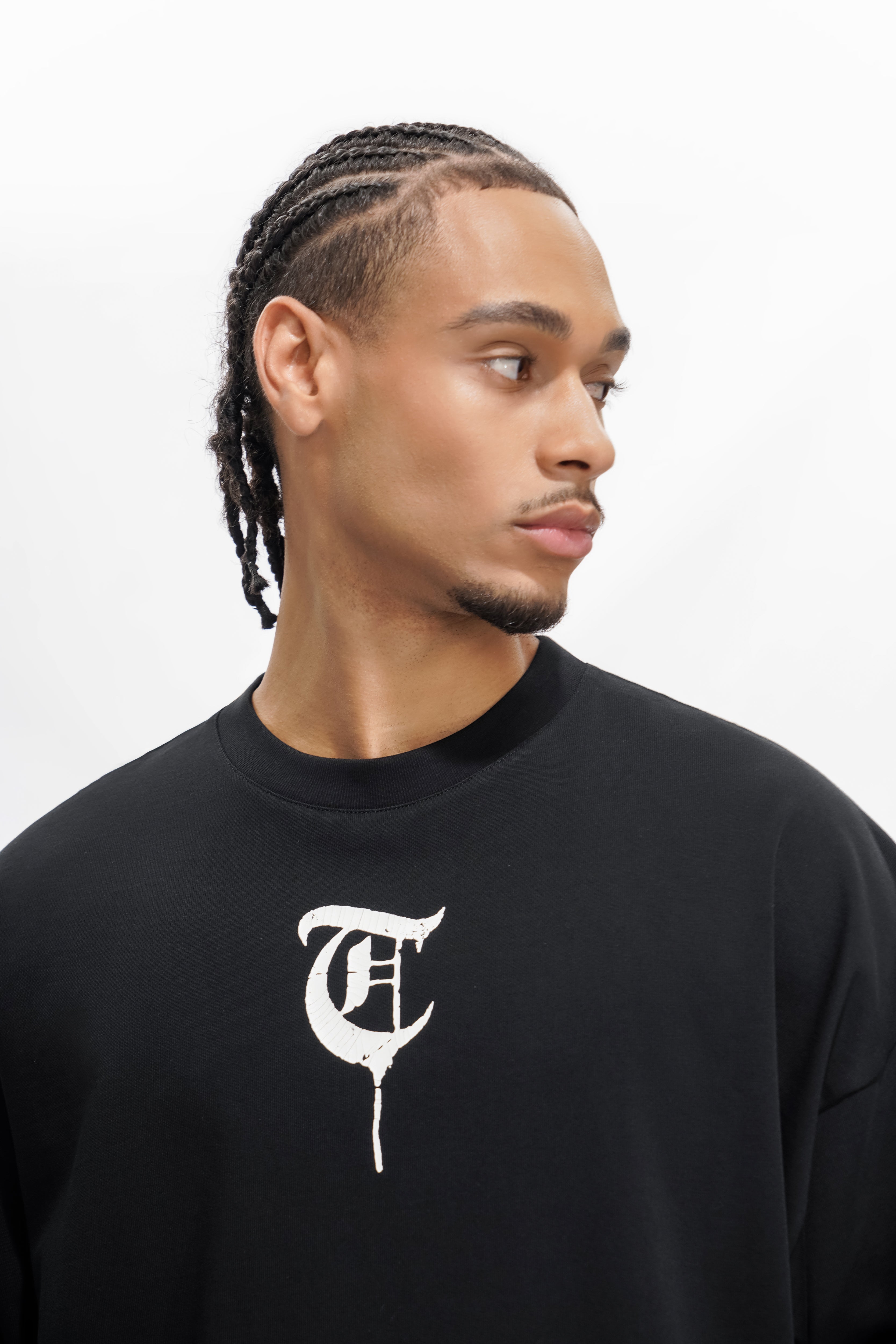 "GROWN IN WAR" Black Tee