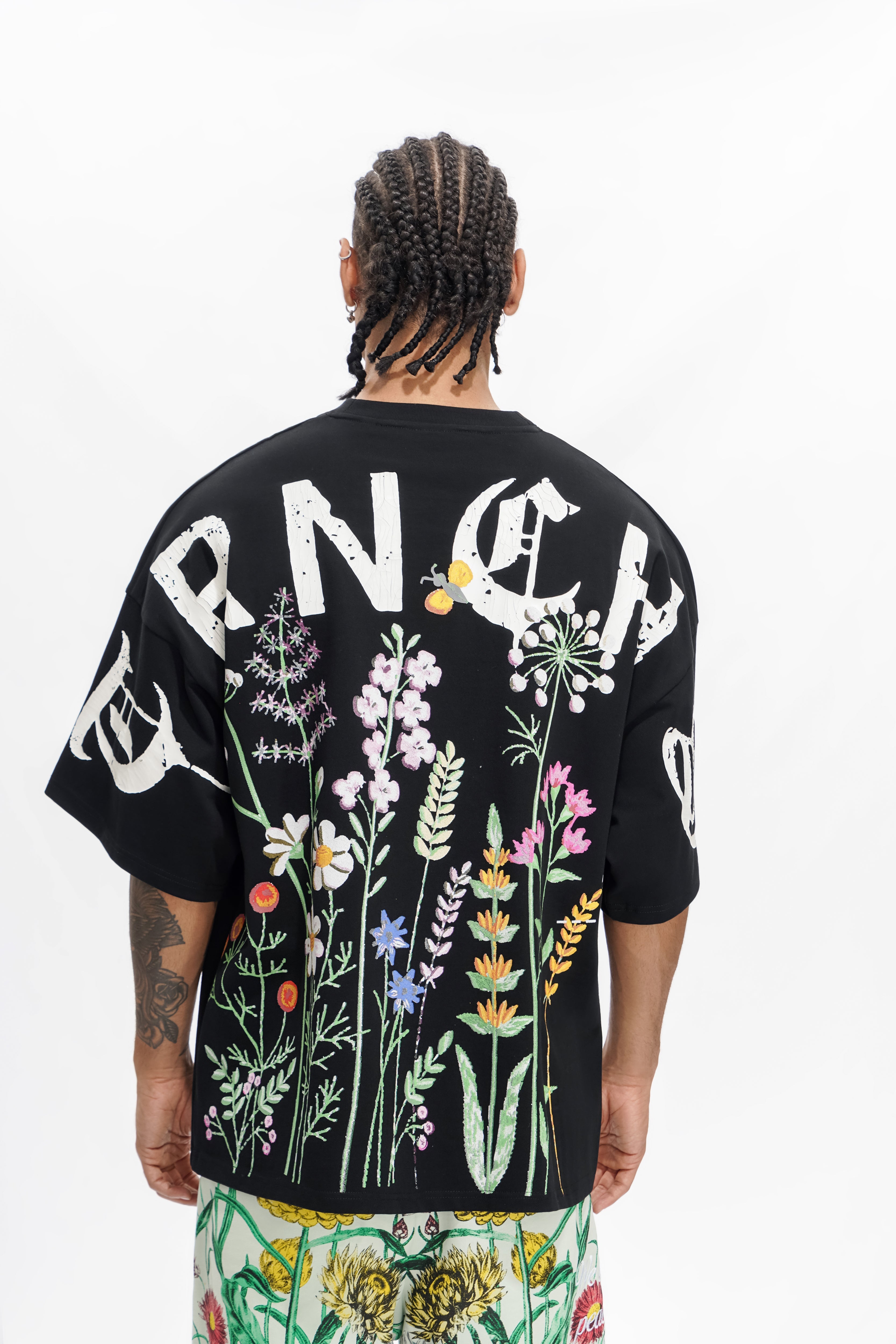 "GROWN IN WAR" Black Tee