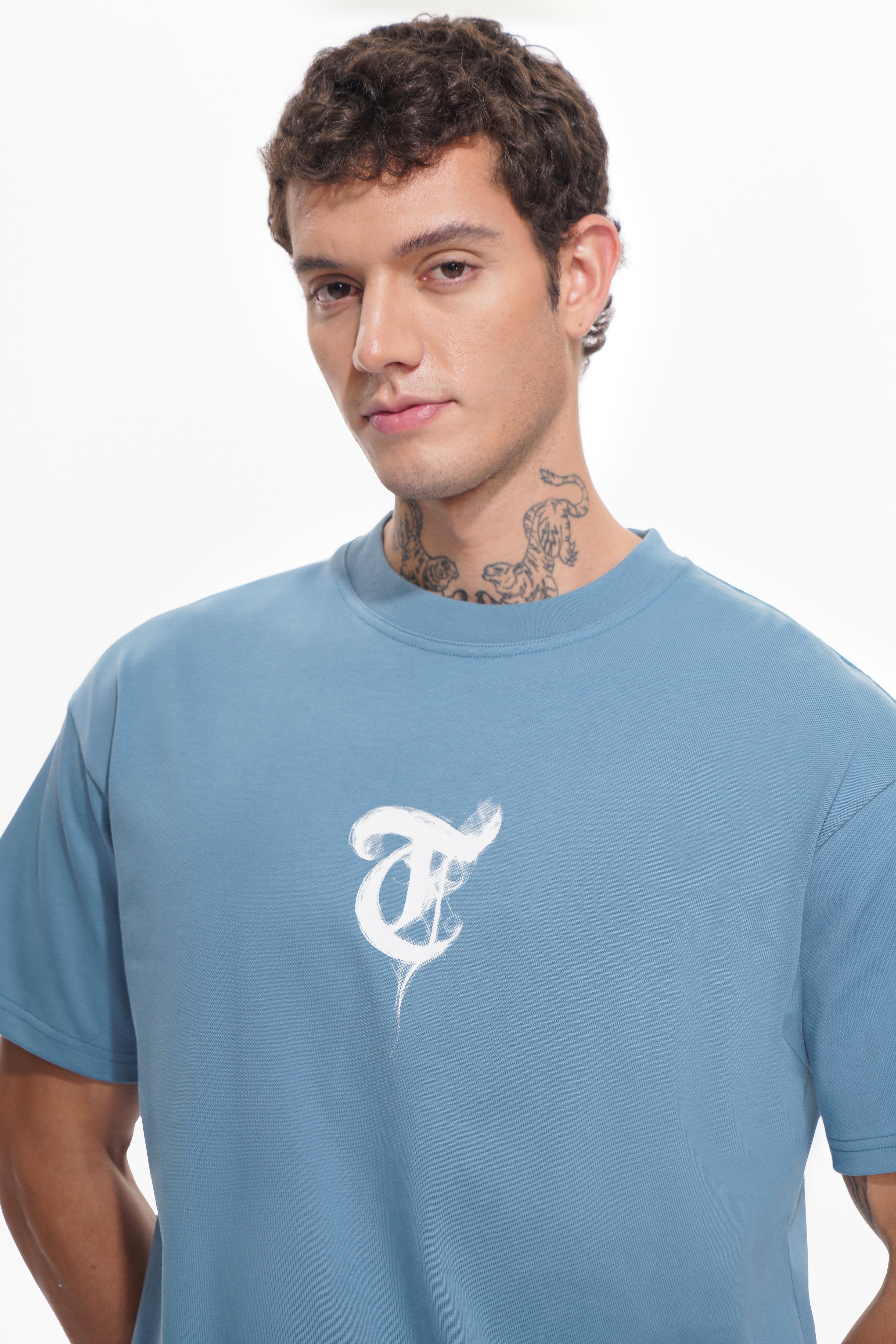BURN LIKE THE SUN  Blue Tee
