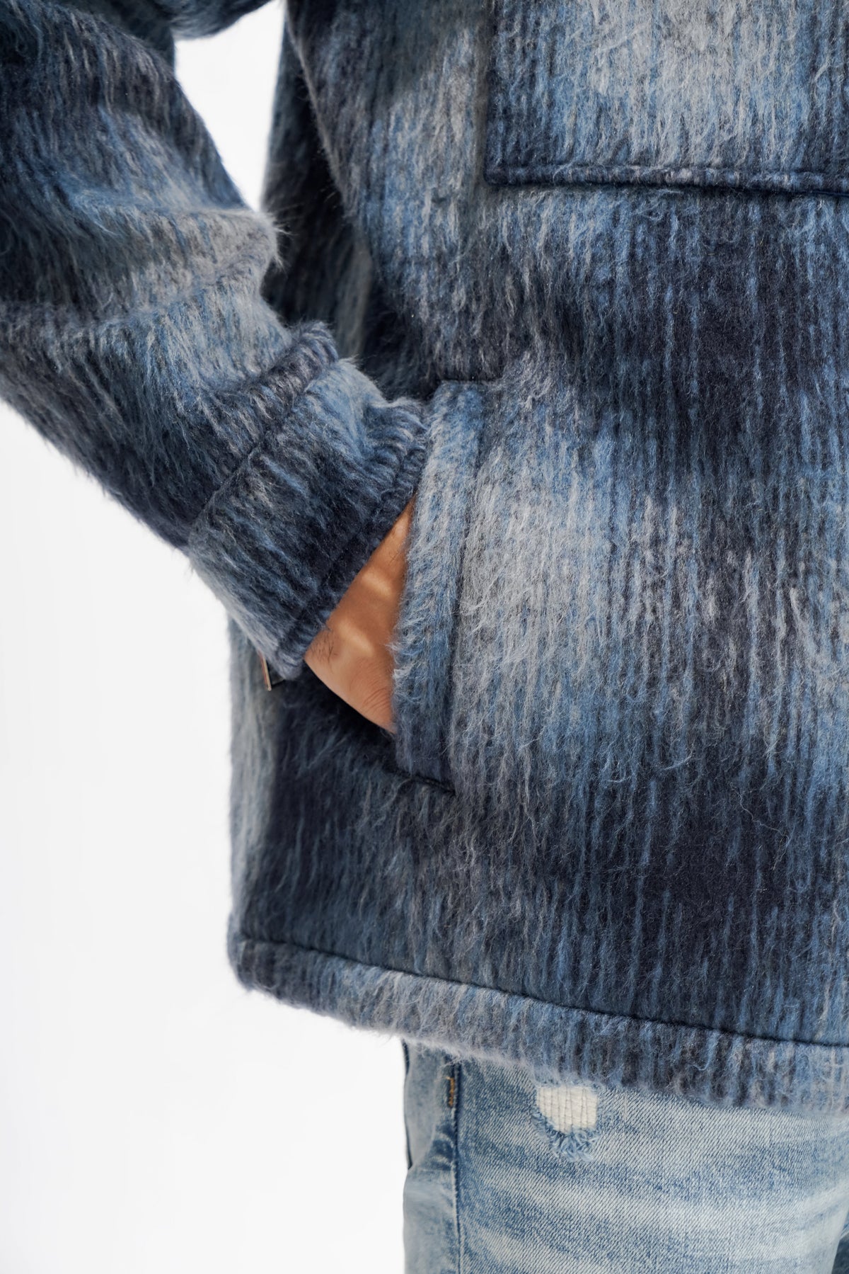 BLAZE Mohair Zipper Jacket