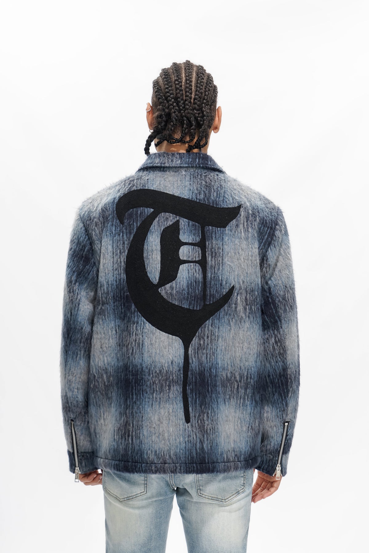 BLAZE Mohair Zipper Jacket