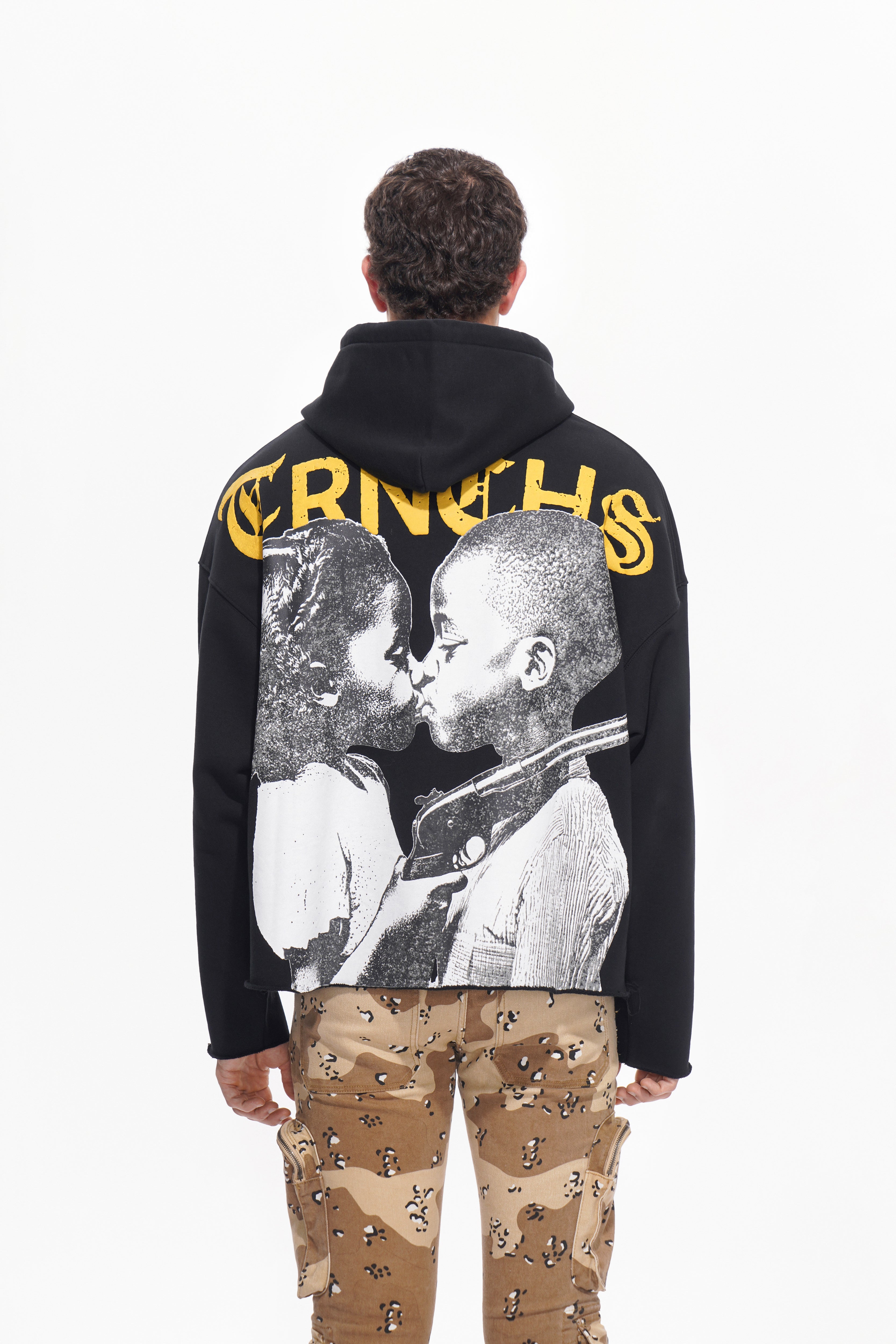 WAR LOVE Black Hoodie