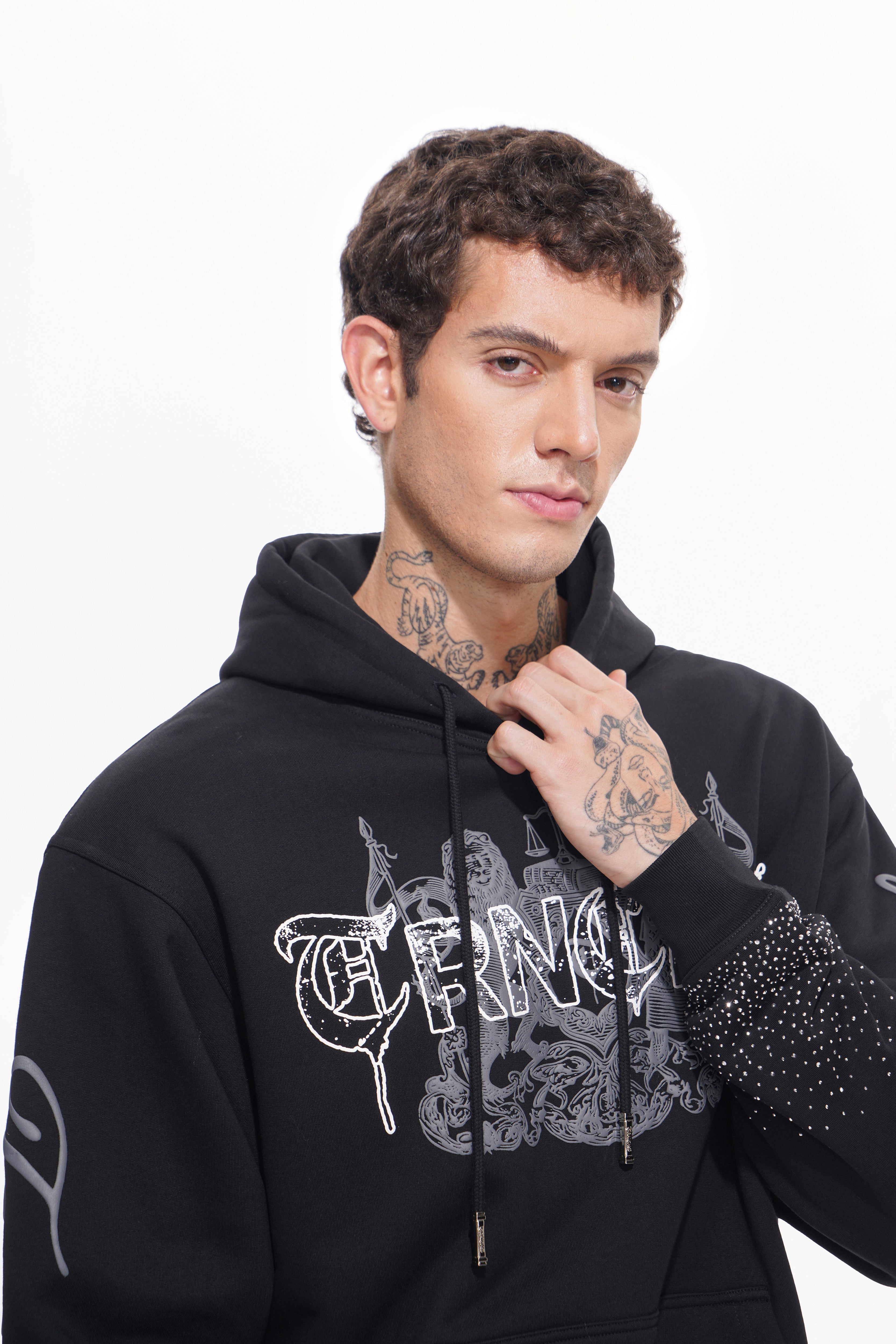 CODE OF THE TRNCHS Black Hoodie