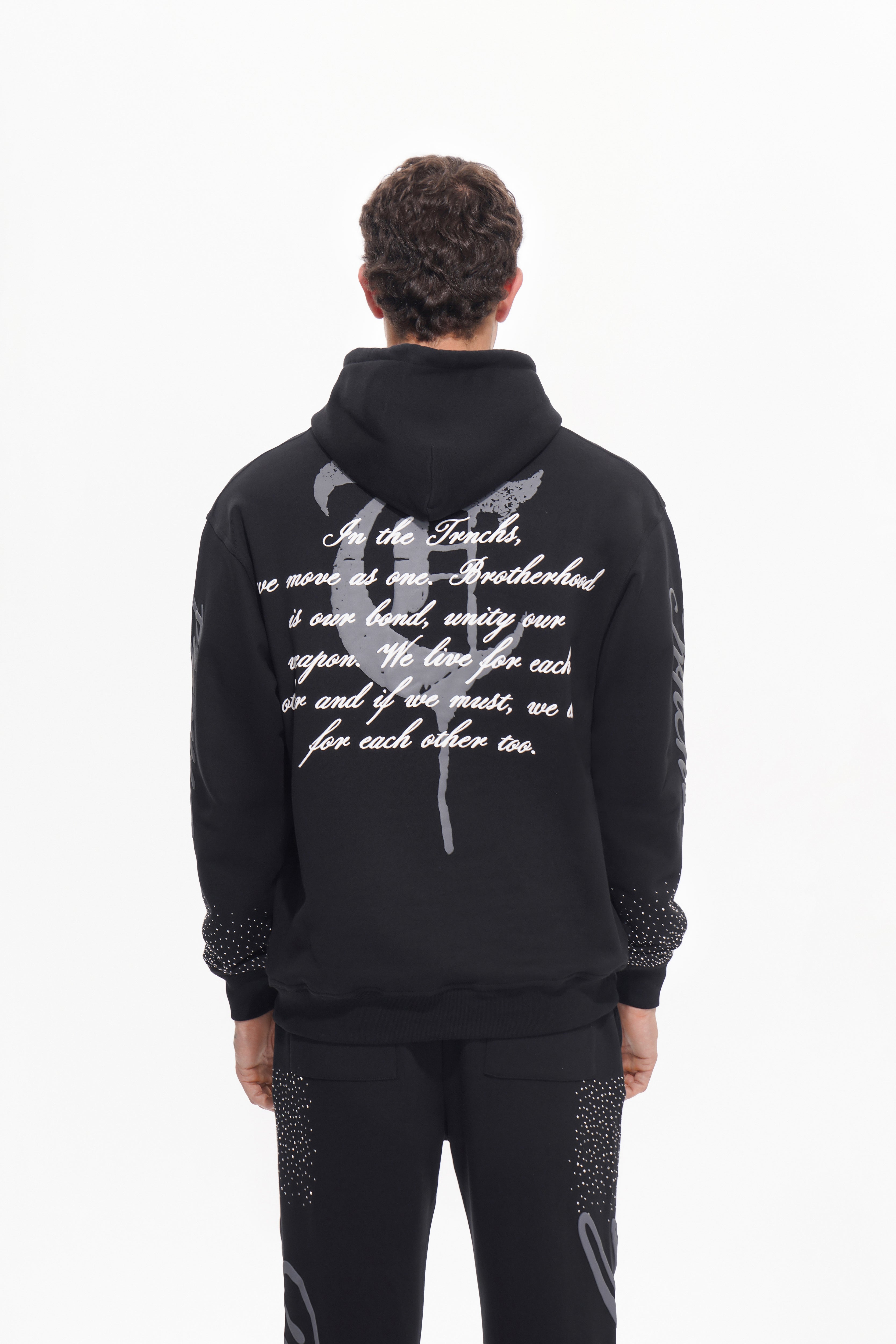CODE OF THE TRNCHS Black Hoodie