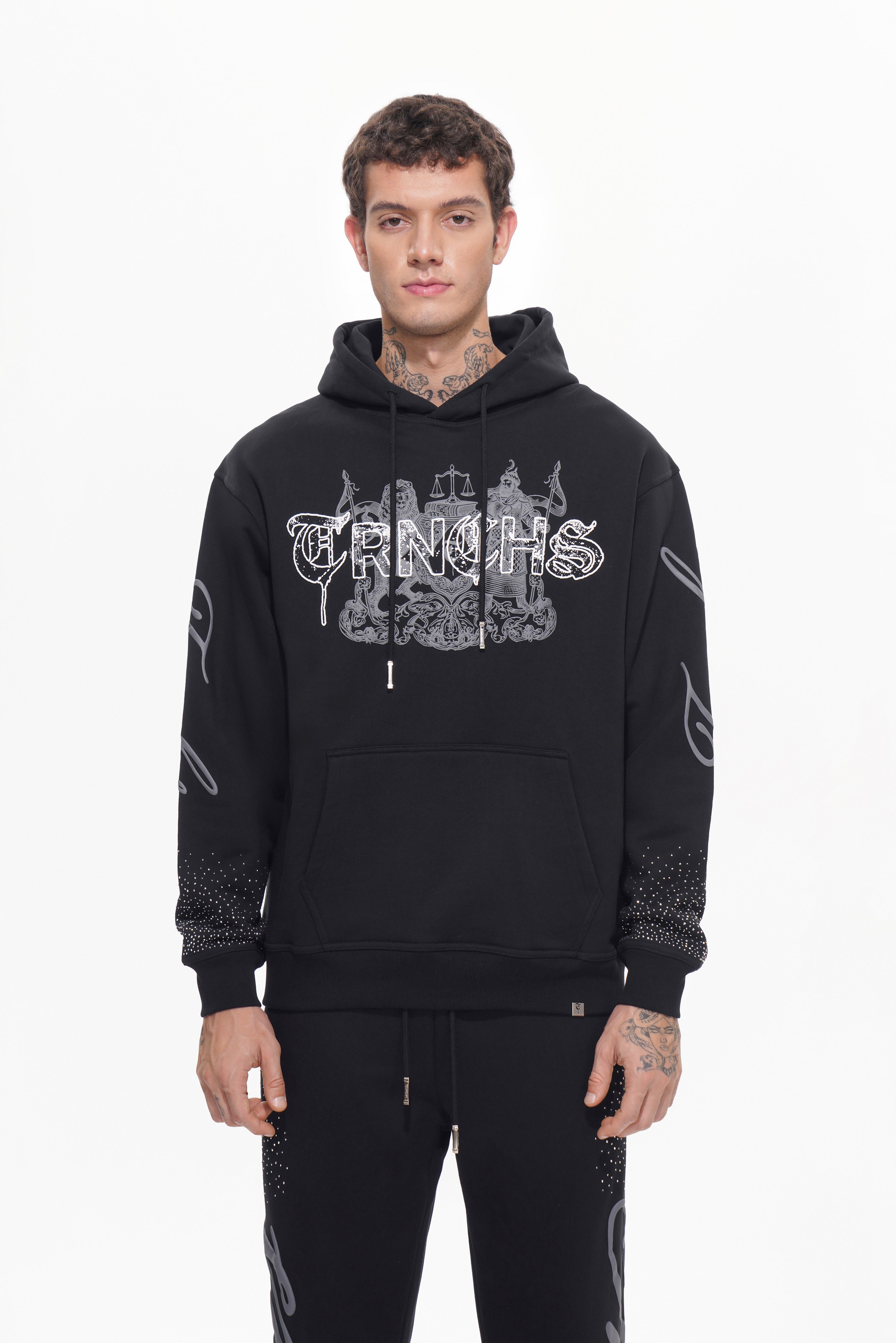 CODE OF THE TRNCHS Black Hoodie