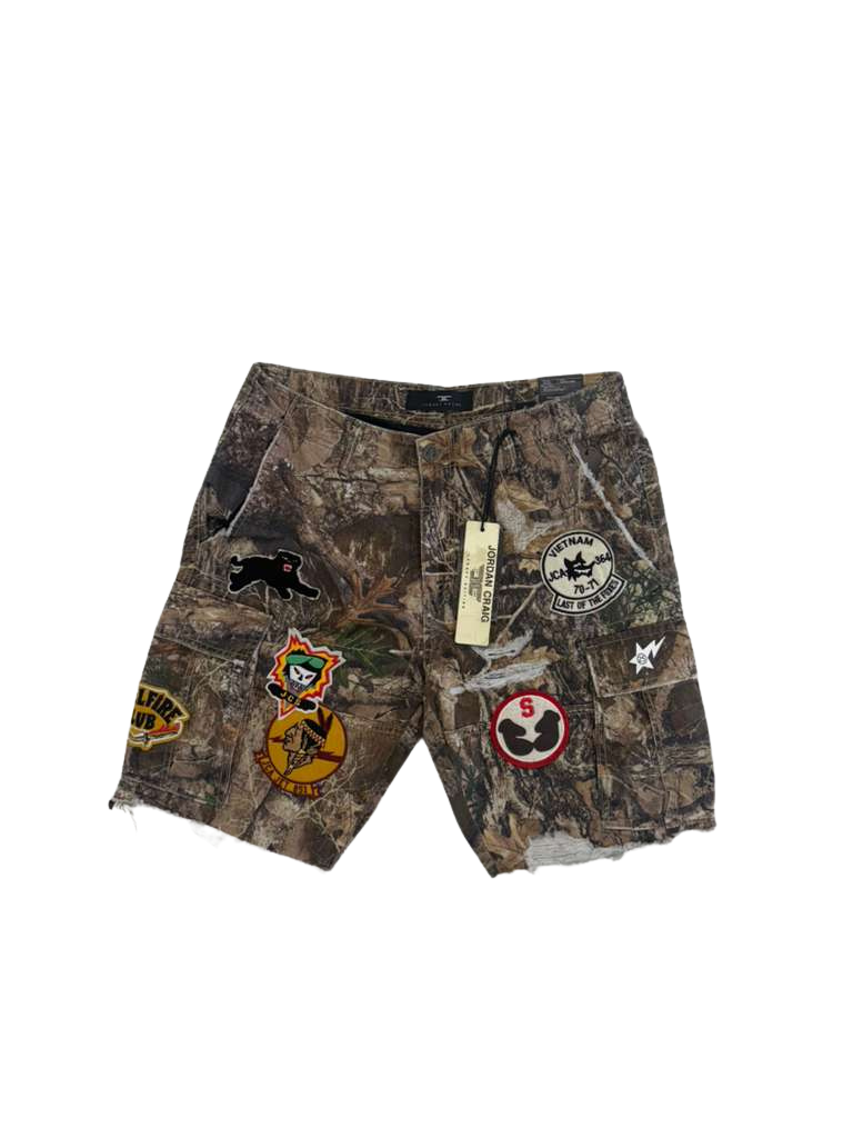 Jordan Craig Hunter Camo Patch Shorts