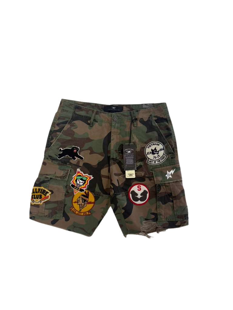 Jordan Craig Vintage Camo Patch Shorts
