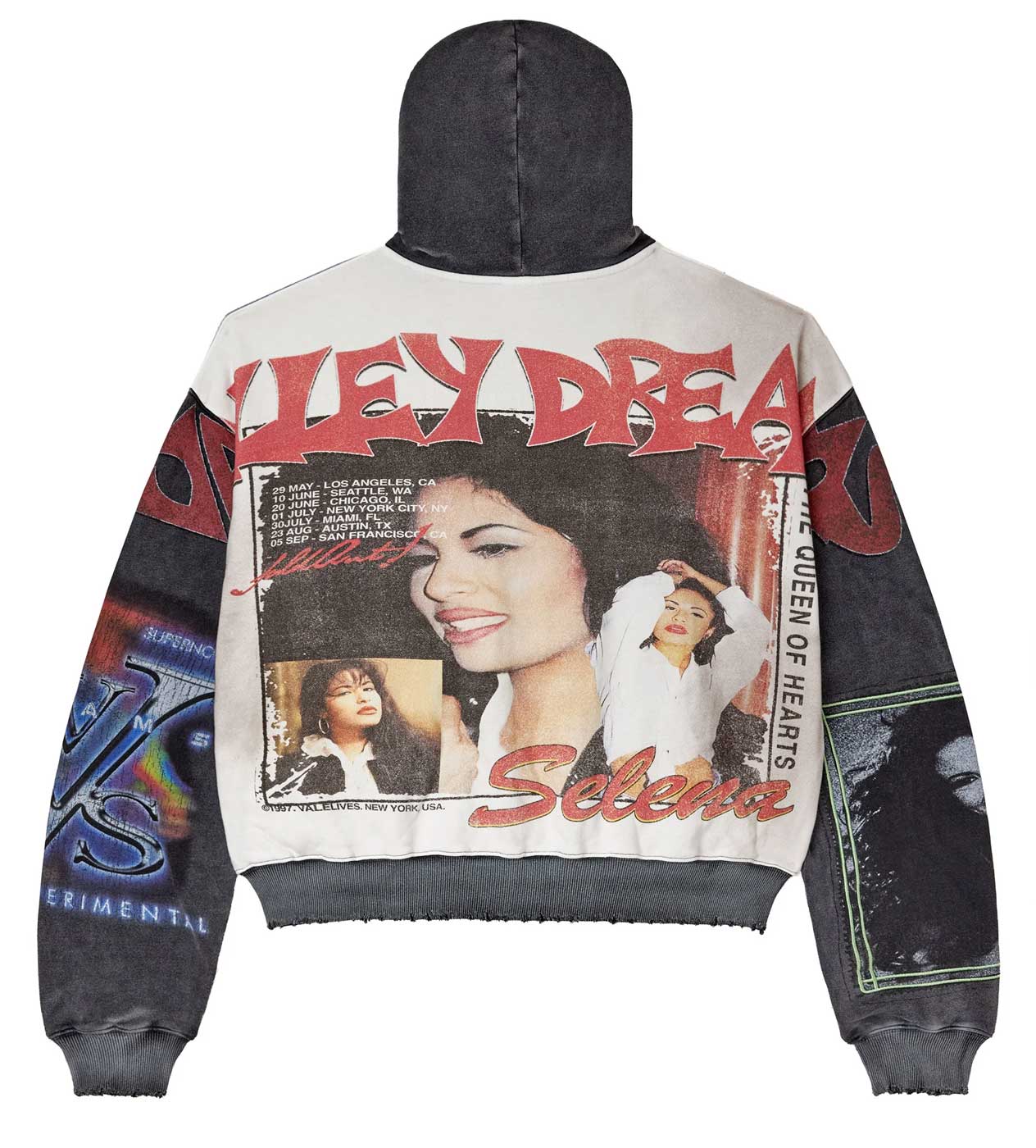 Vale Forever Noise Zip Up Hoodie Black