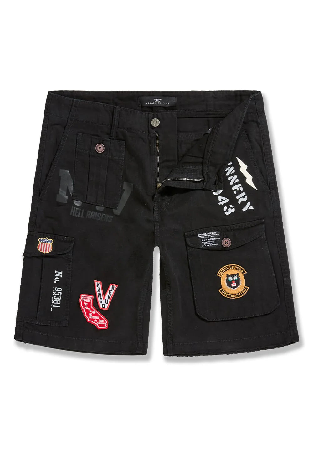Jordan Craig "Hell Raiser" Cargo Shorts Black