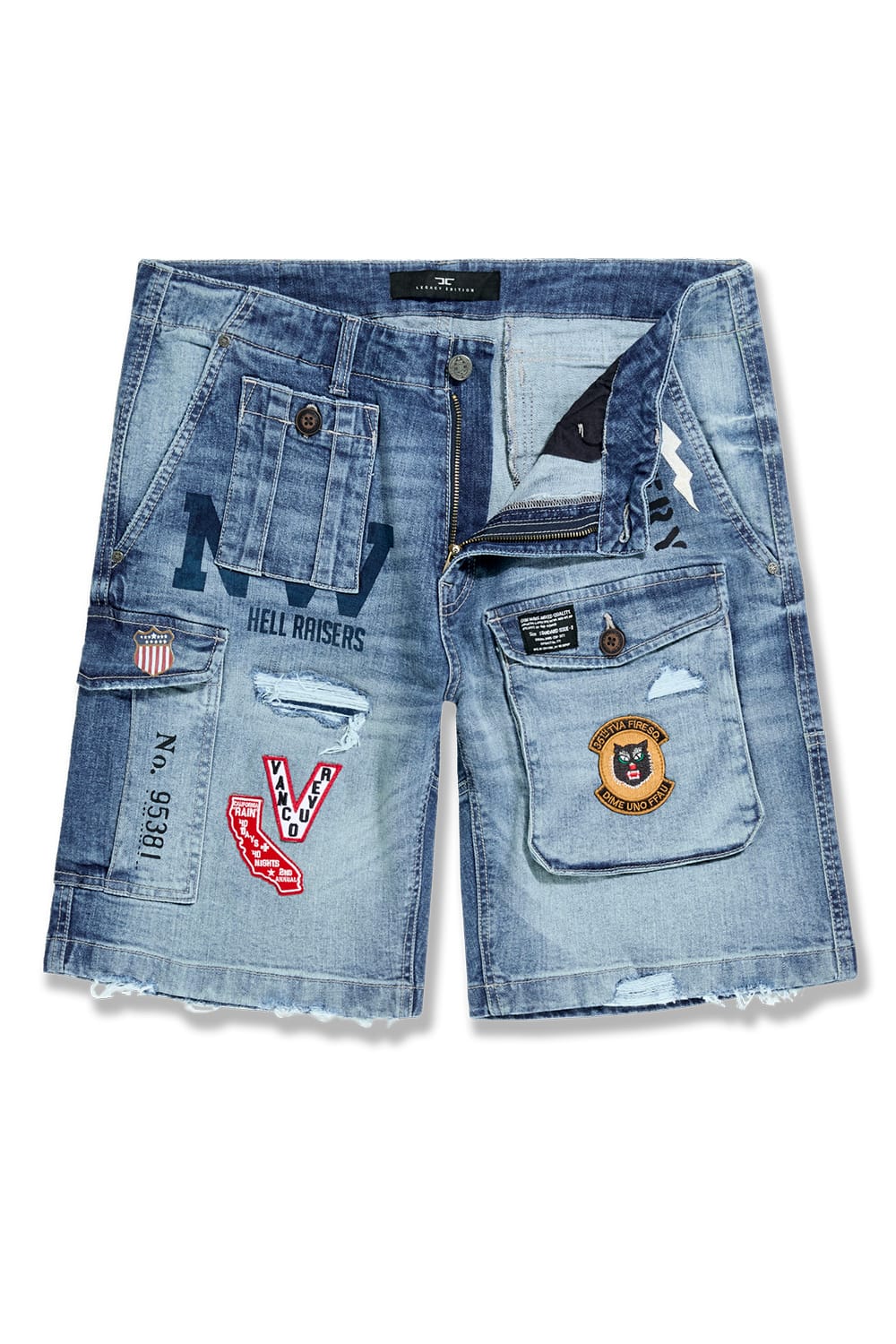 Jordan Craig "Hell Raiser" Cargo Shorts Aged Washed