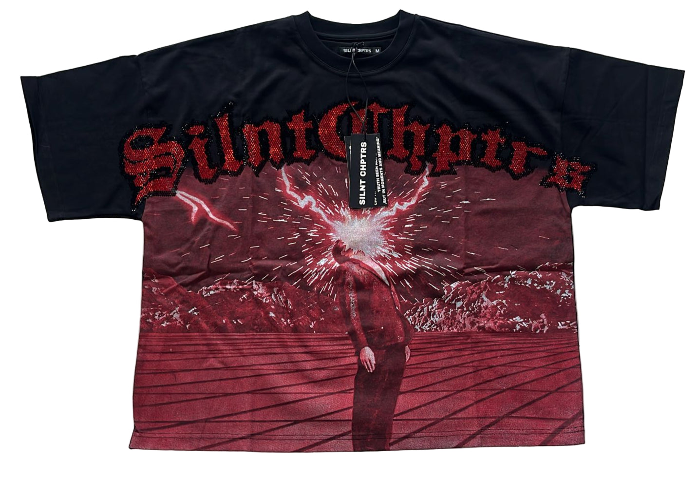 Silnt Chptrs "Lost In Thoughts" Box Tee Black