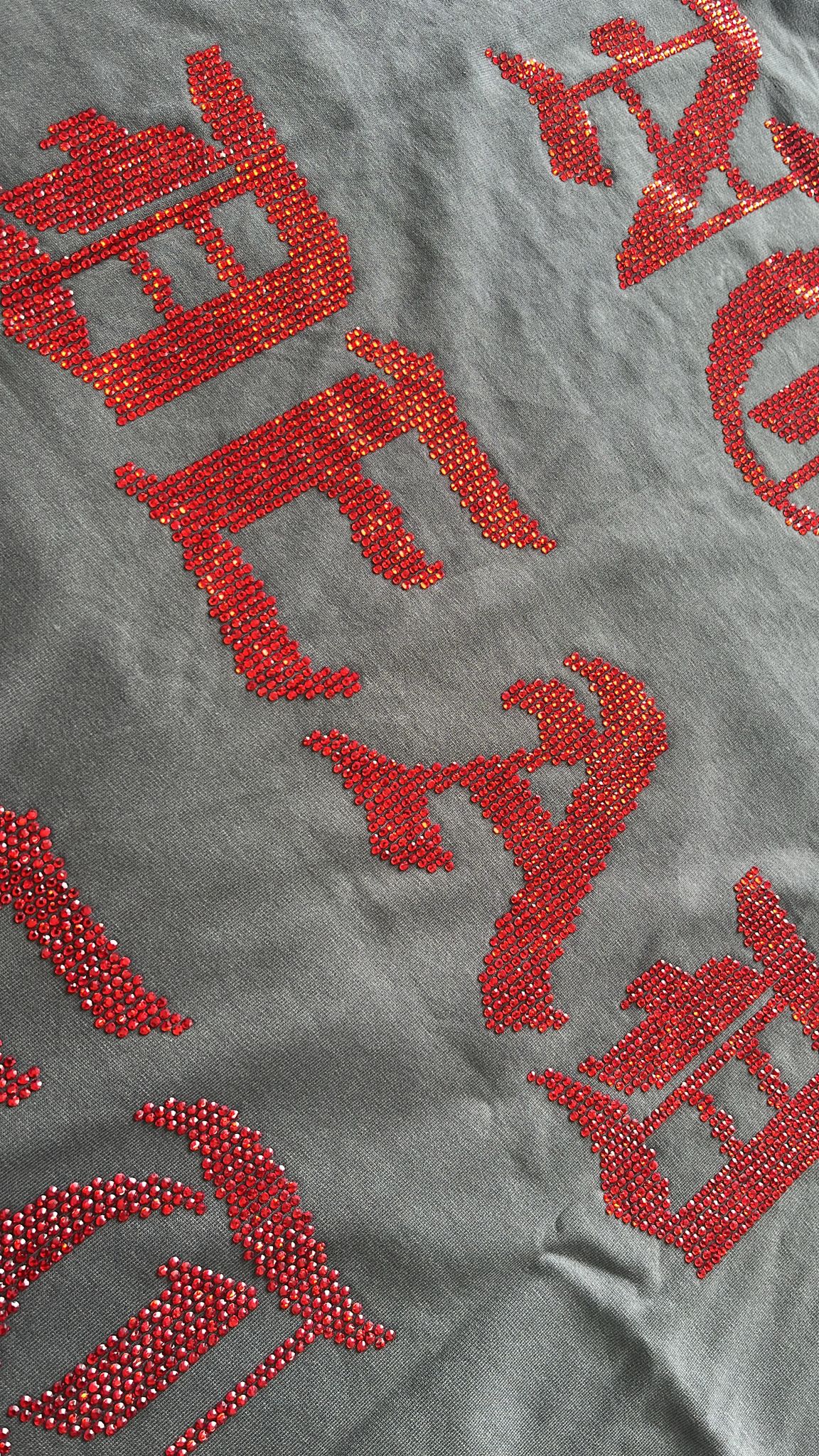 Silnt Chptrs "Hell Hound" Box Tee Vintage Grey