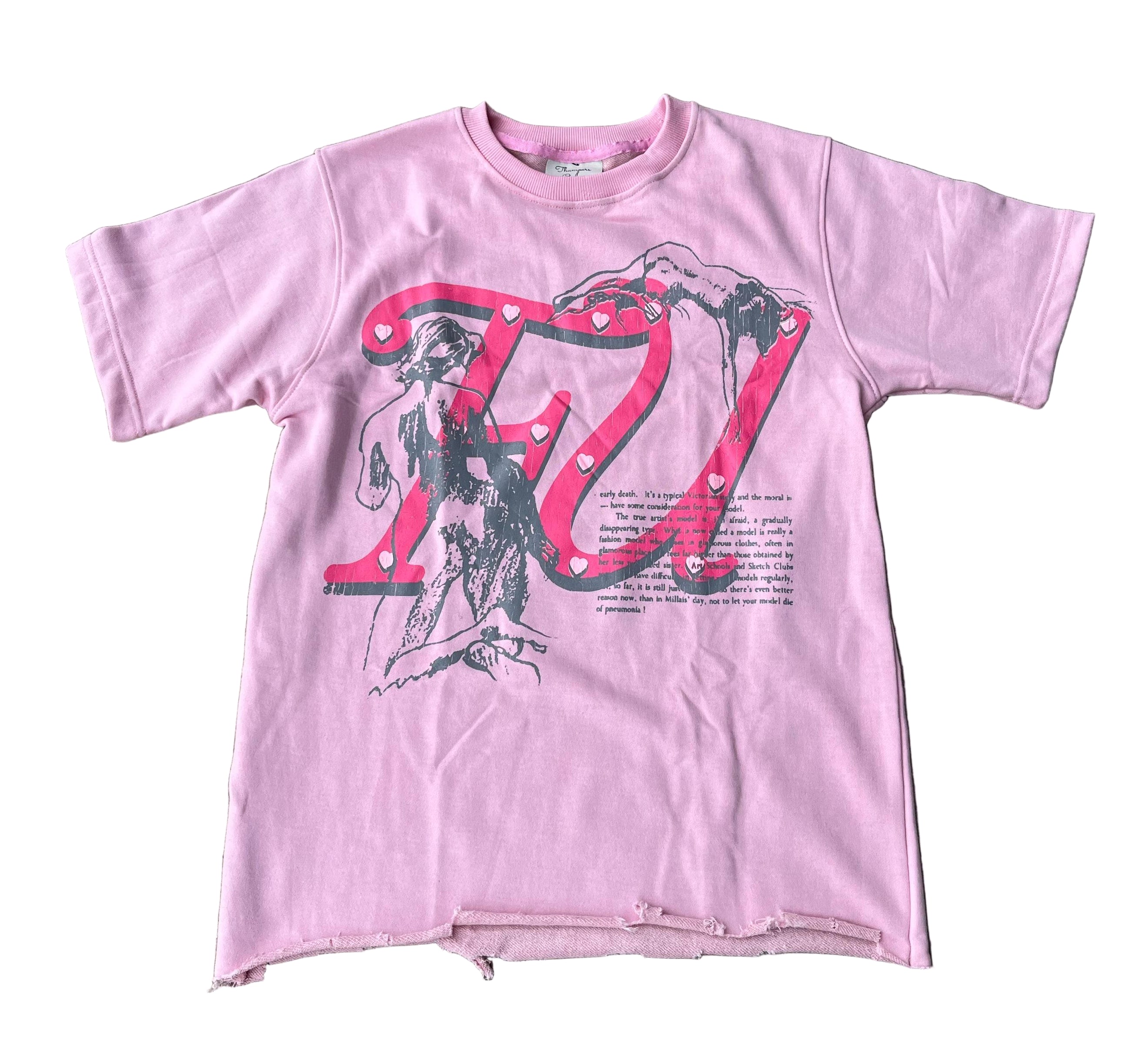 Thumpers Only "Victory" Tee Light Pink