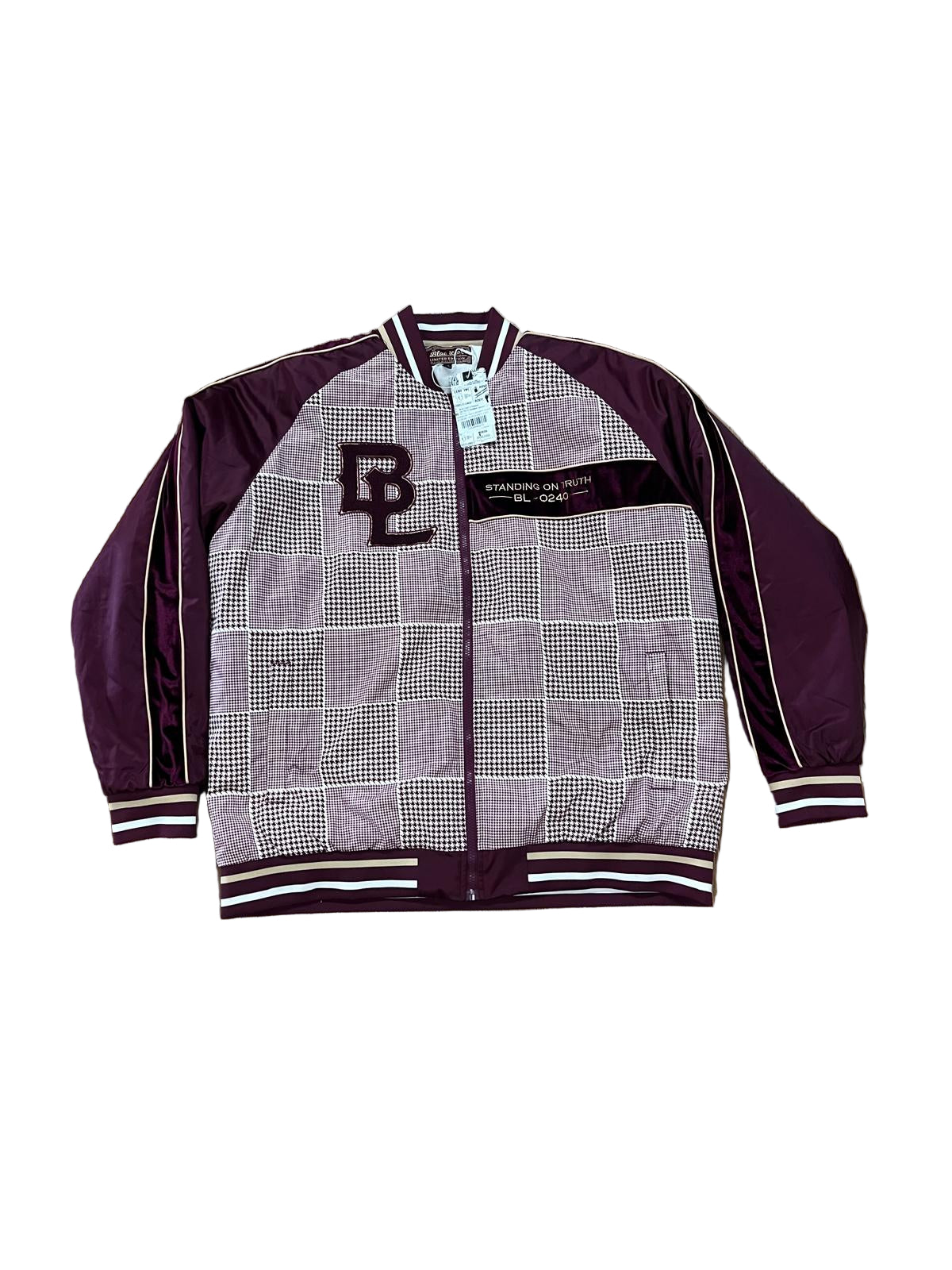 Blac Leaf "Varsity" Jacket Burgundy