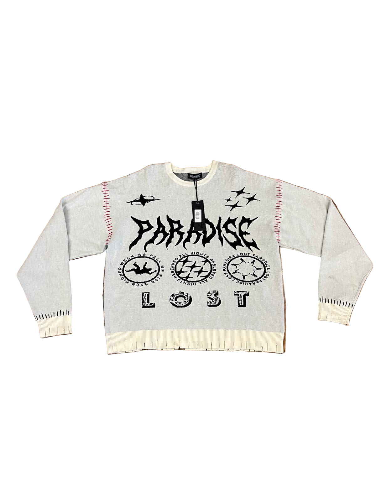 Paradise Lost "RIghts" Sweater White