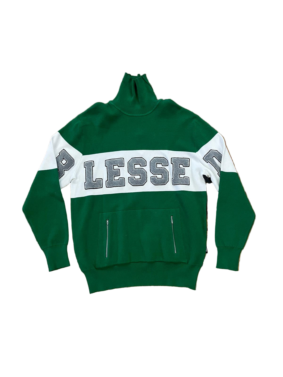 The Hideout Clothing "Blessed" Turtle Neck Green