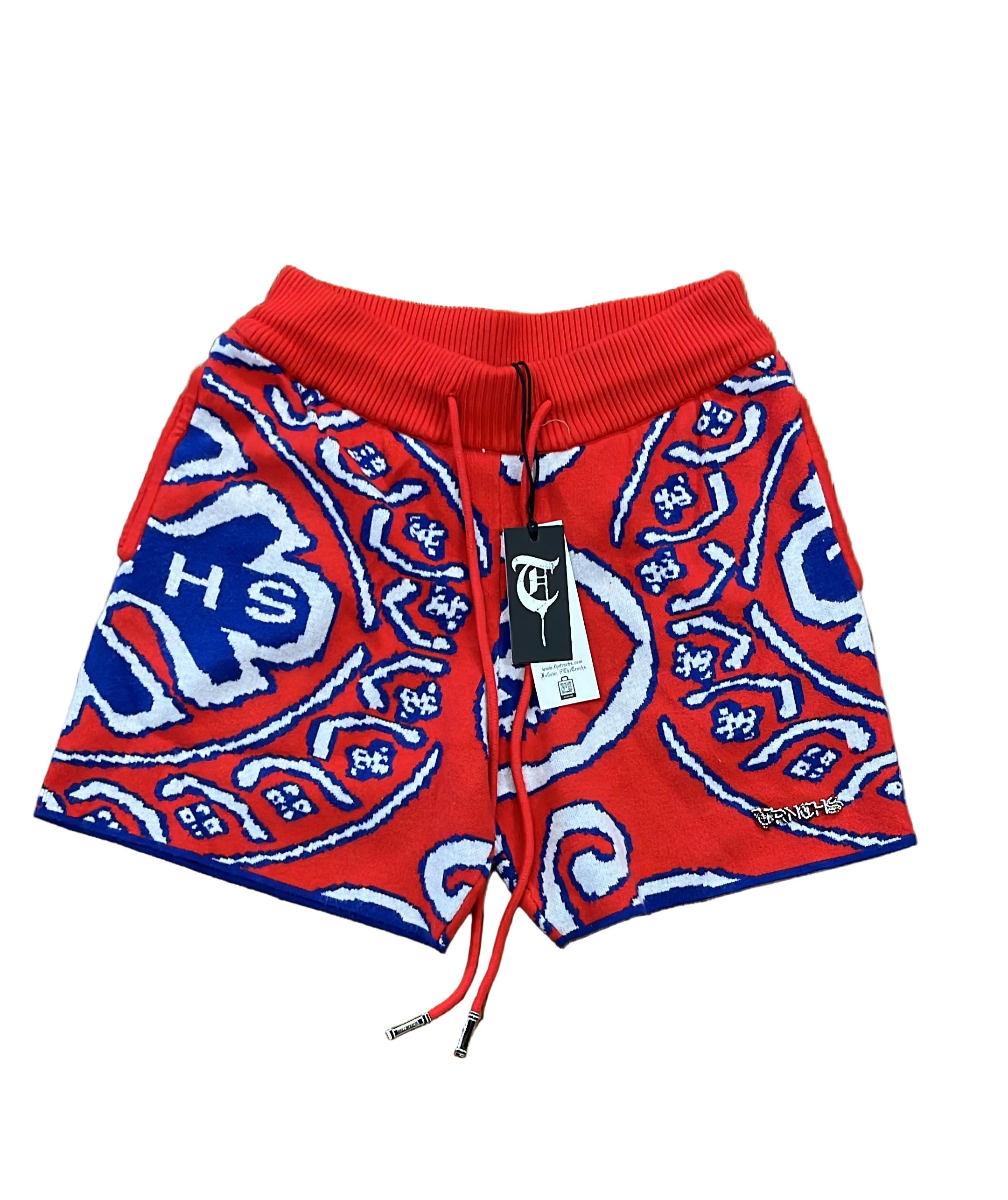 Trnchs "Bandana" Shorts Red