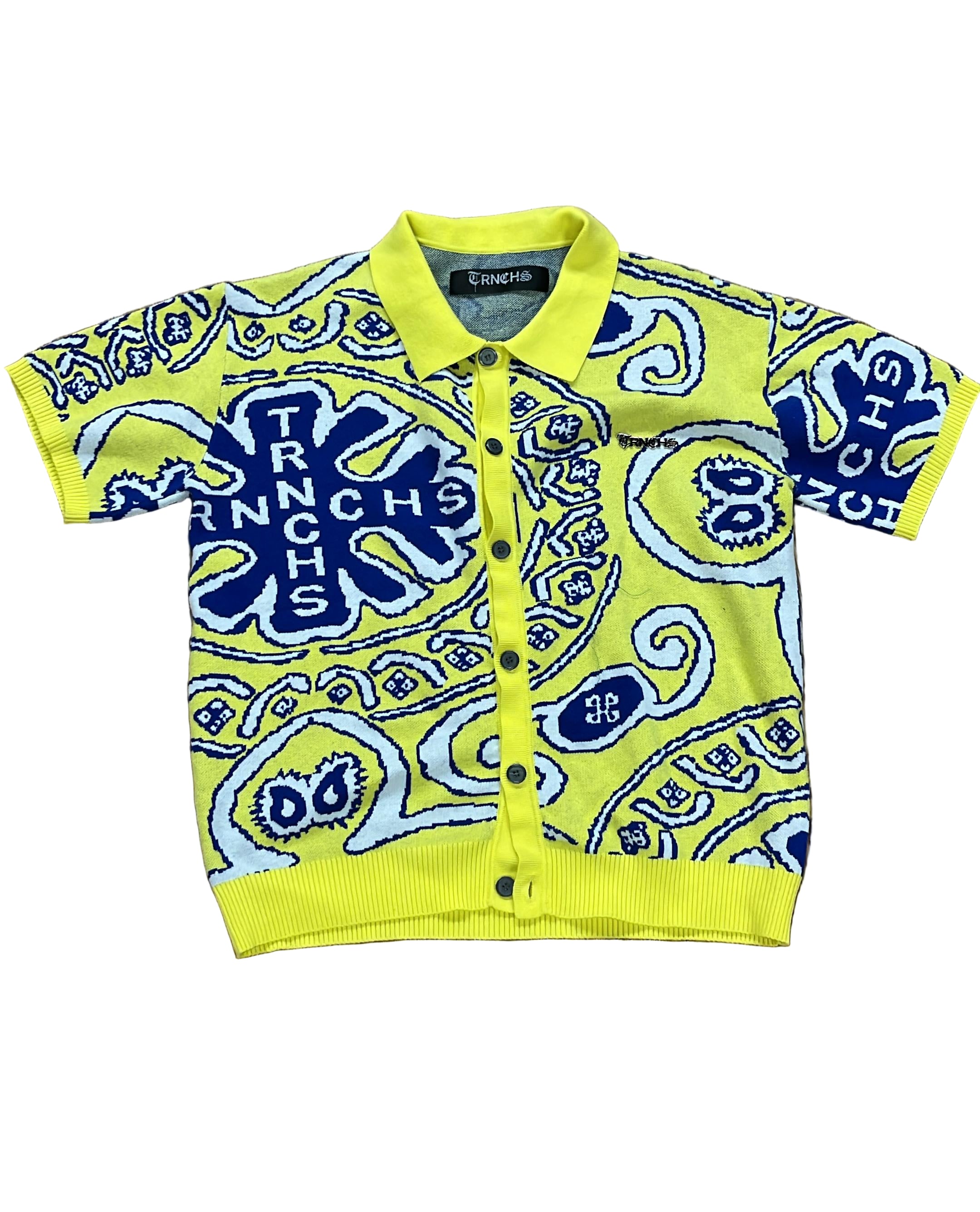 Trnchs "Bandana" Button Up Yellow