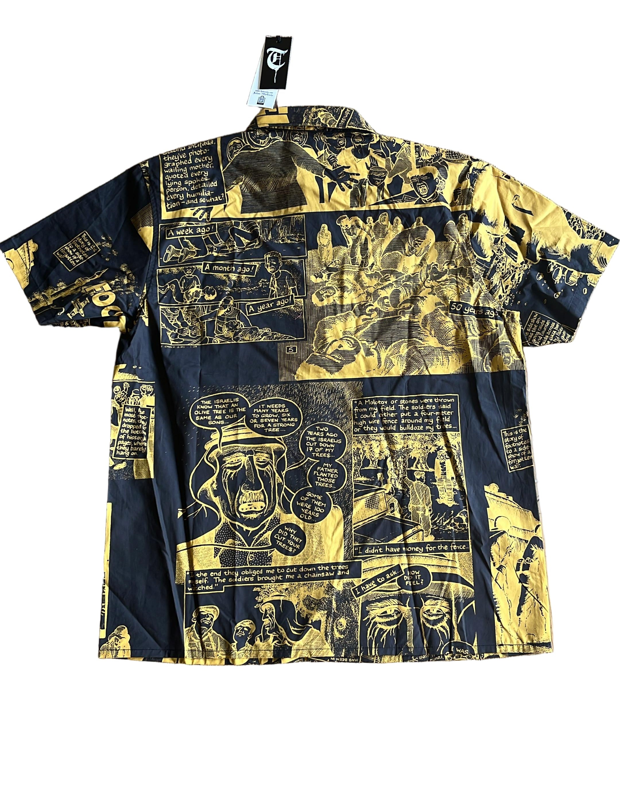 Trnchs "Gaza" Button Up Gold