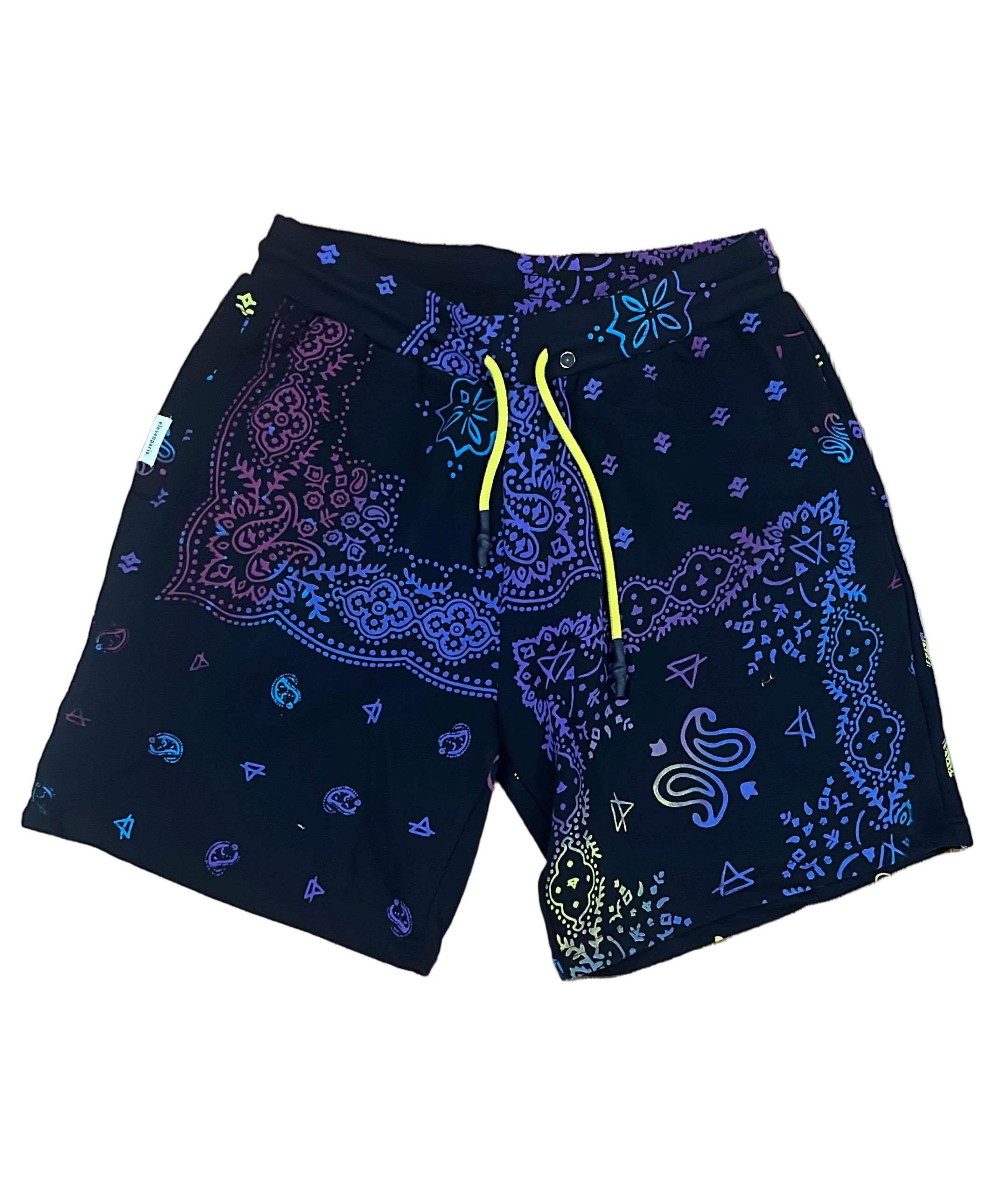 Eleven Paris "Abstract Art" Shorts Black