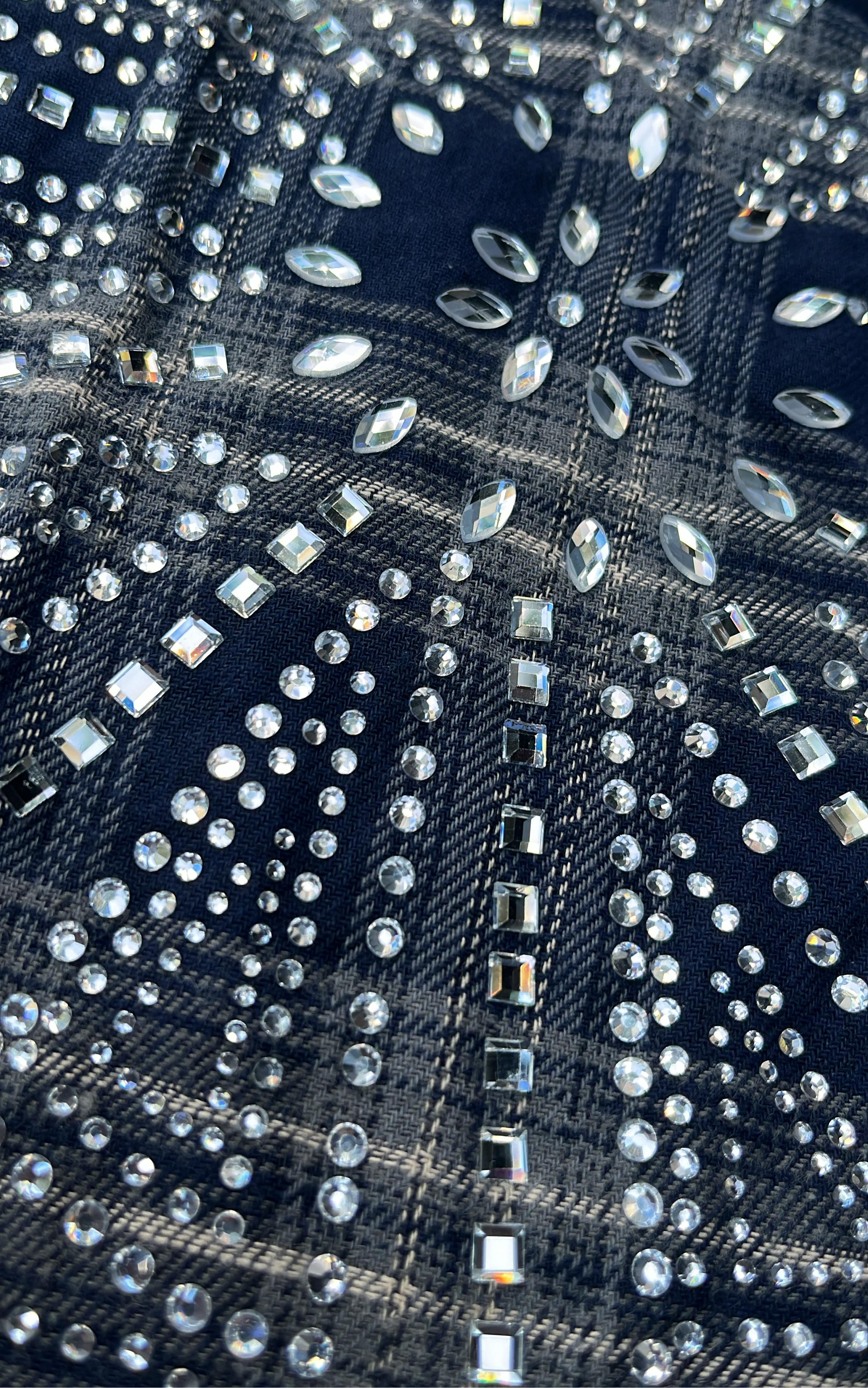 Silnt Chptrs "Cosmos" Button Up Navy