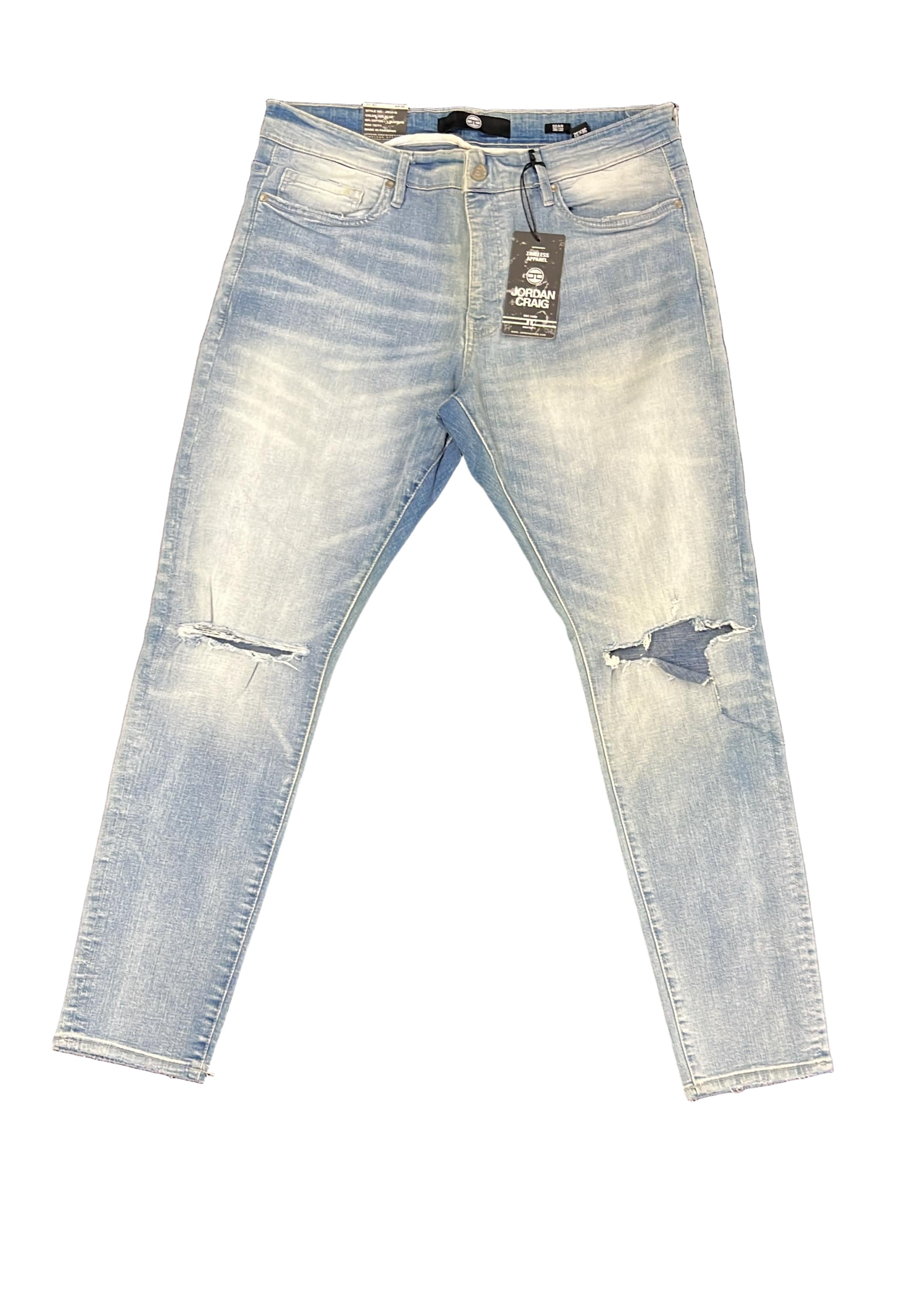 Jordan Craig "Mid Rips" Skinny Light Blue