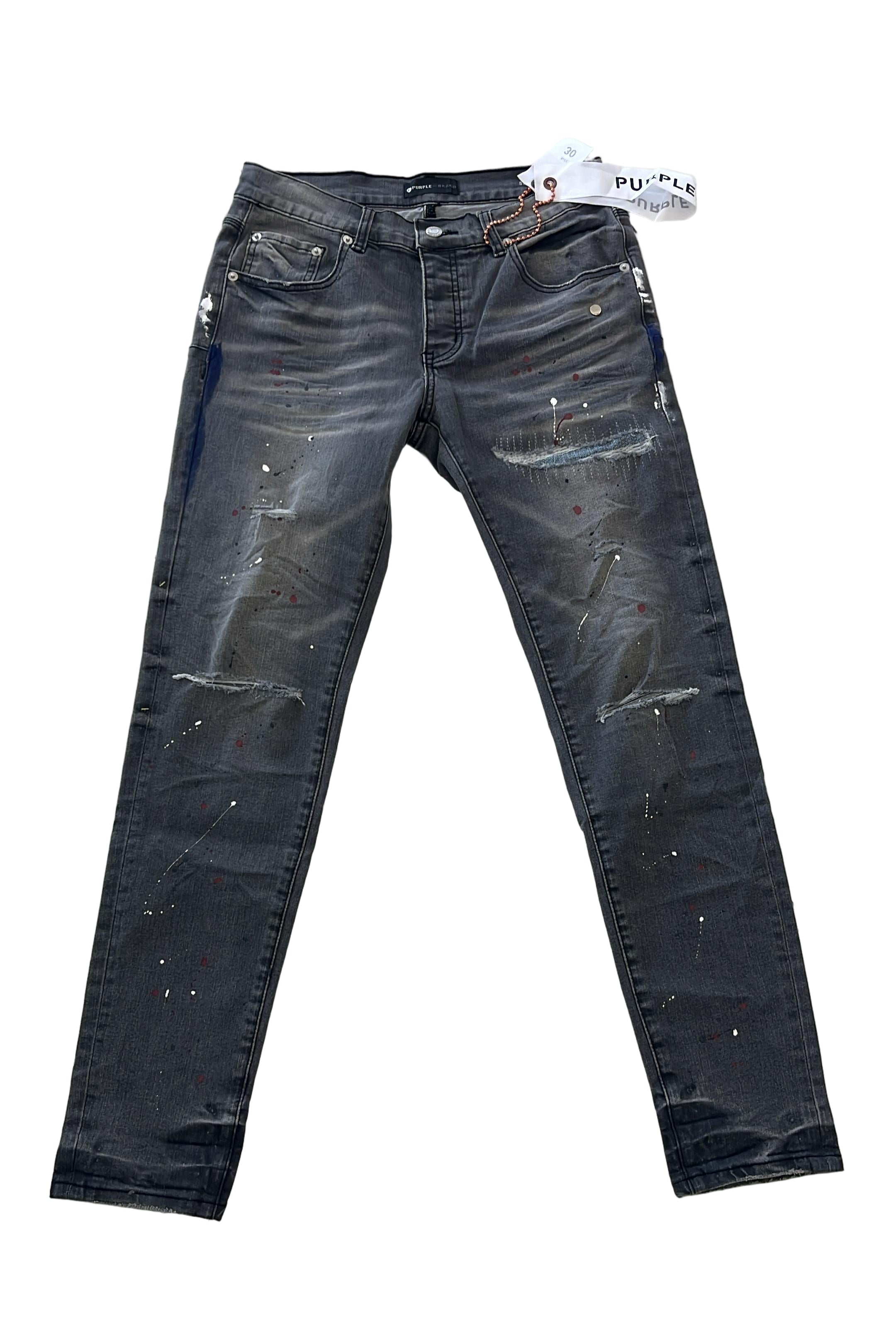 Purple Brand "Pants"  Navy Grey Paint