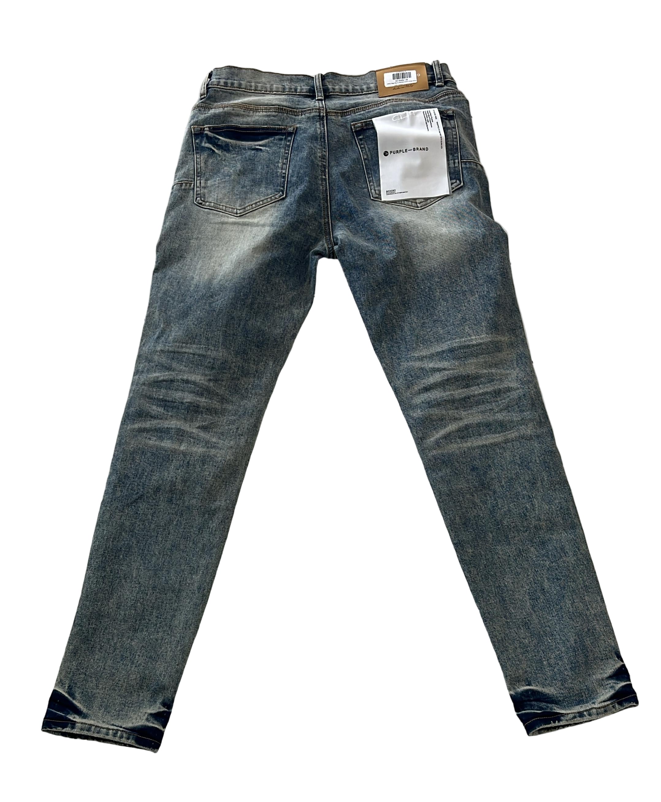 Purple Brand "Pants"  Cheetah Light Wash