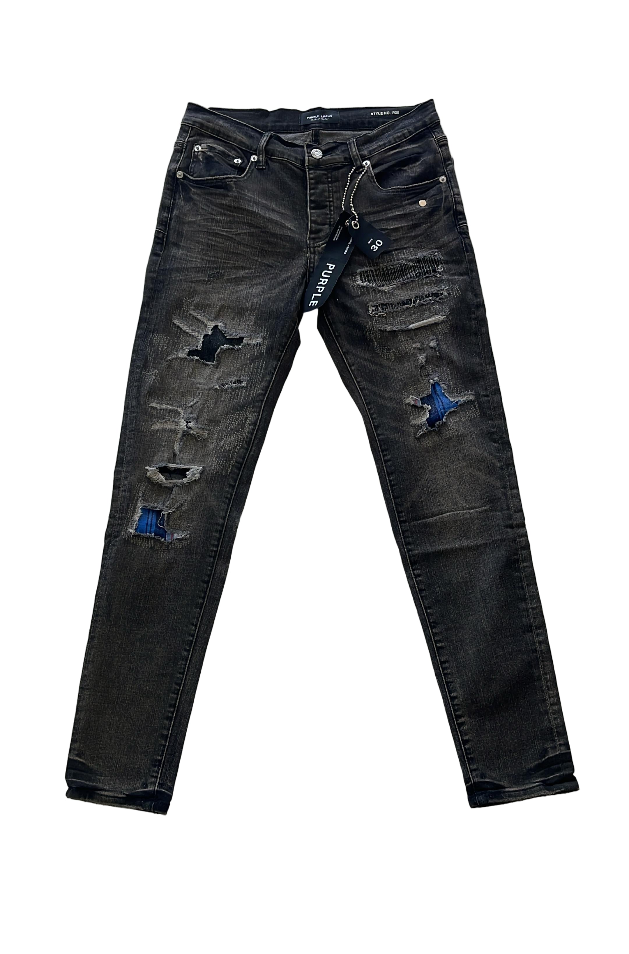 Purple Brand "Pants"  Black Wash Paint