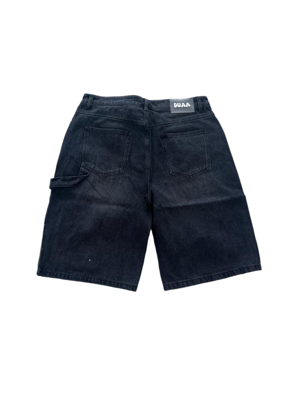 Duaa "Thriving" Diamond Shorts Black Wash