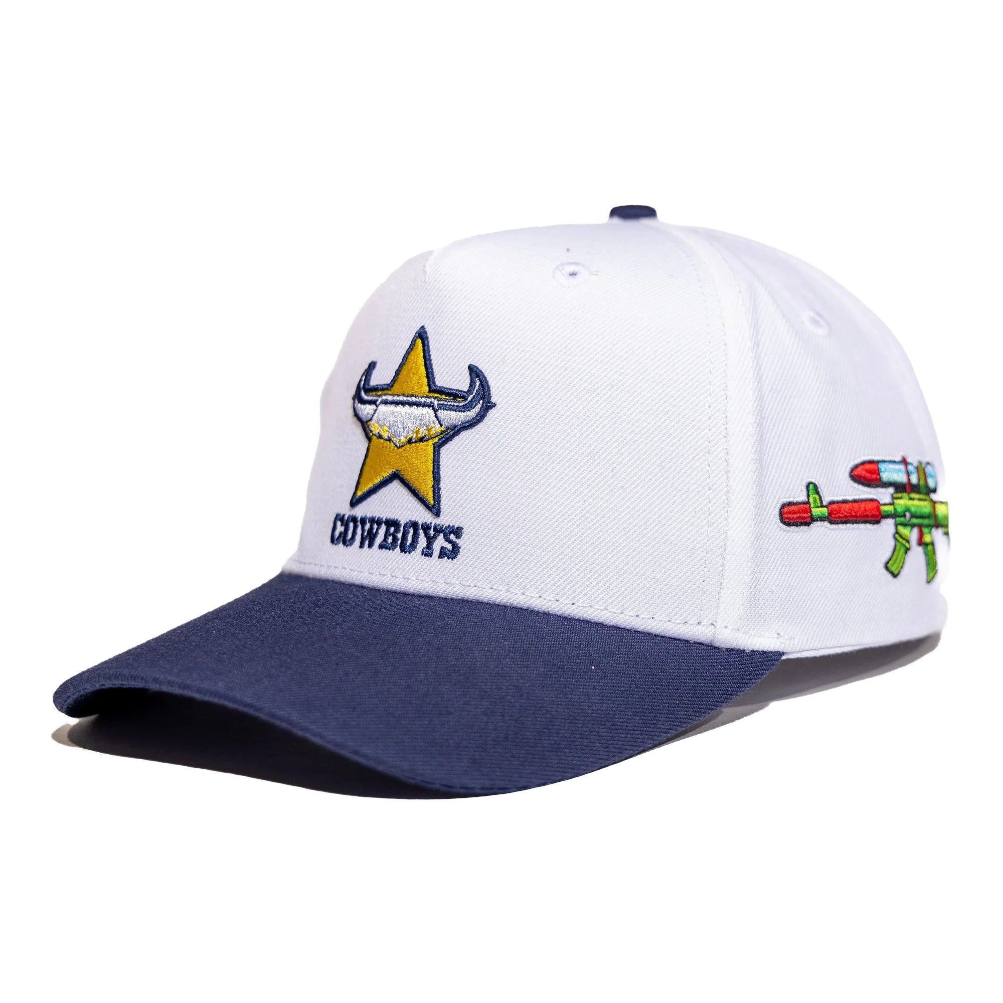 Cowboys “Dallas Texas USA” Snapback Hat White/Navy