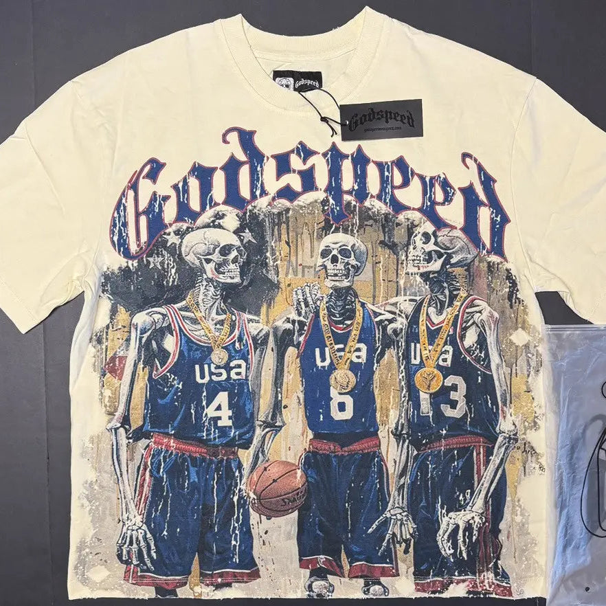 Godspeed "Dream Team" Tee cream