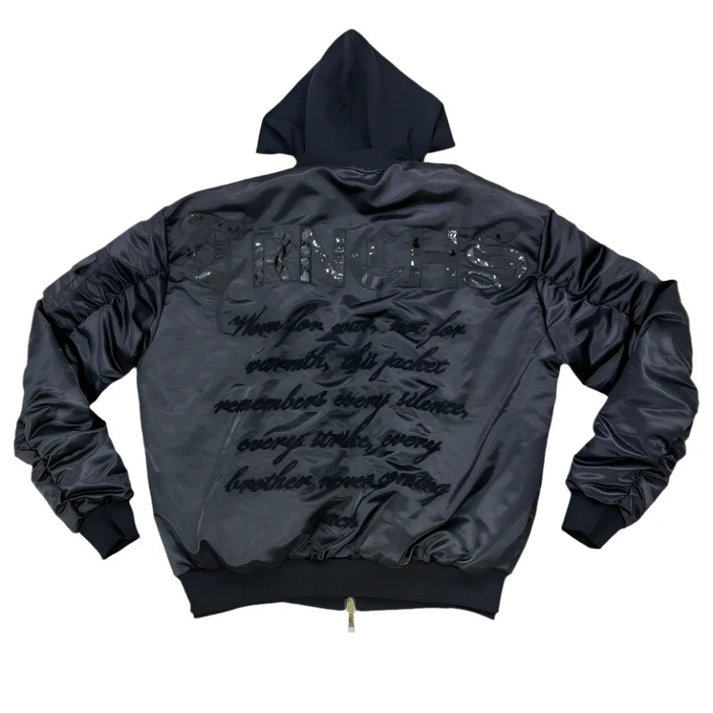 Trnchs "Worn For War" Jacket Black