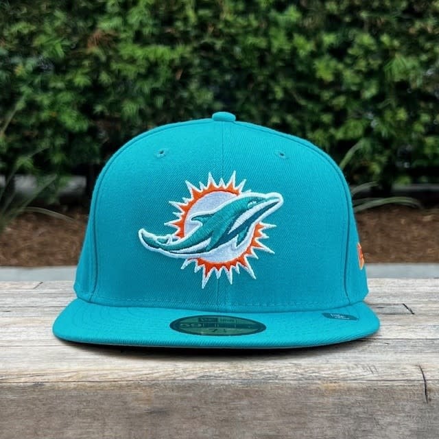 Miami Dolphins New Era 59FIFTY Fitted Hat – Aqua