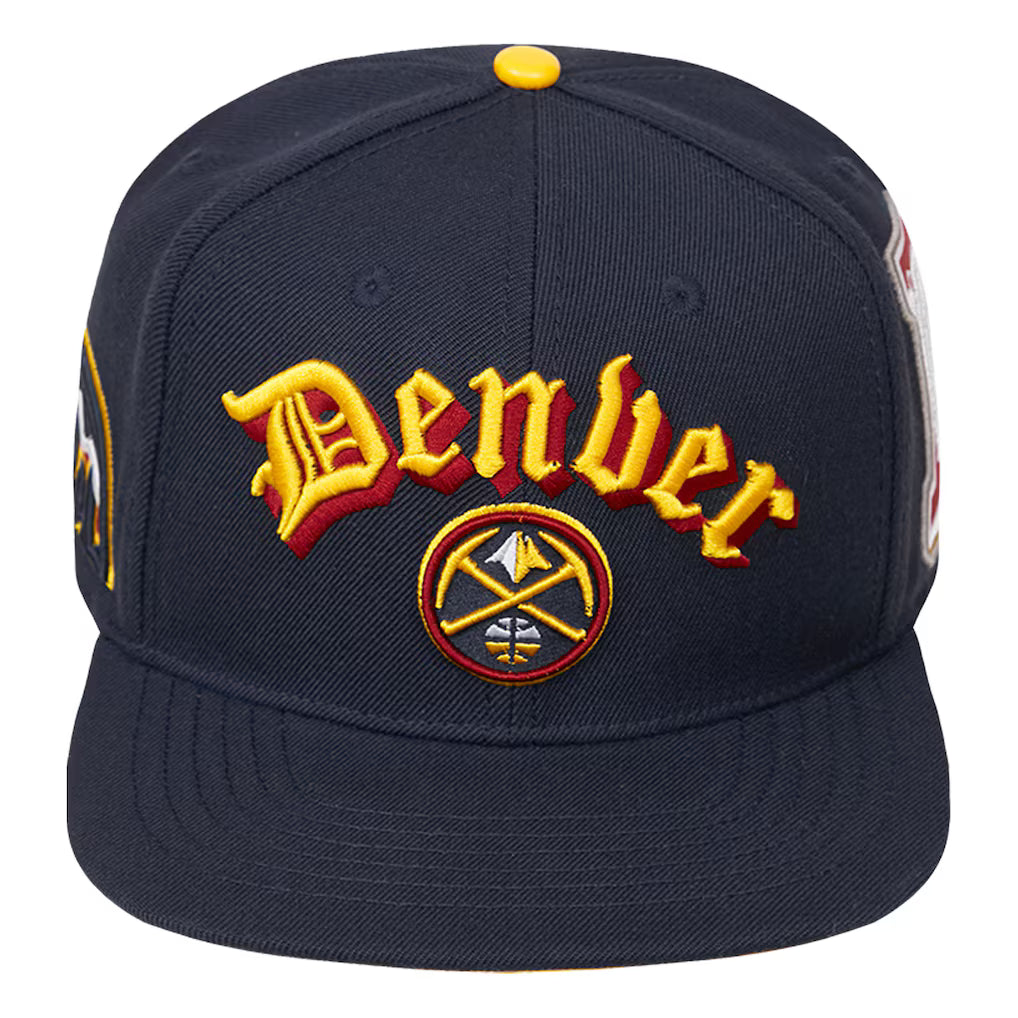 Pro Standard Denver Nuggets Old English Snapback Hat