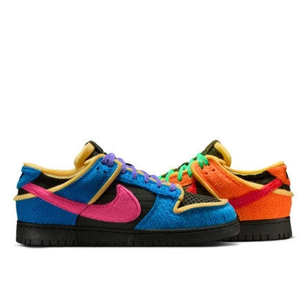 CPFM x Nike Dunk Low Swamp Sponge Blue sneaker, medial view