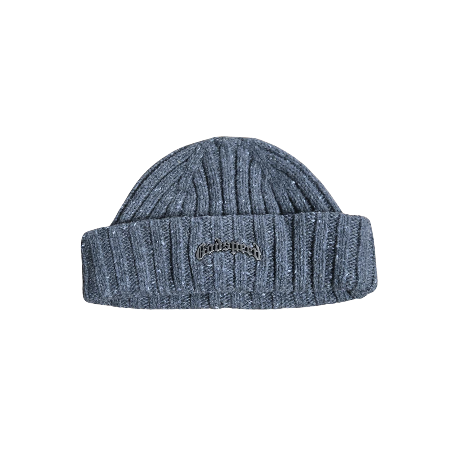 Godspeed OG Logo Emblem Beanie 'Spotted Grey'