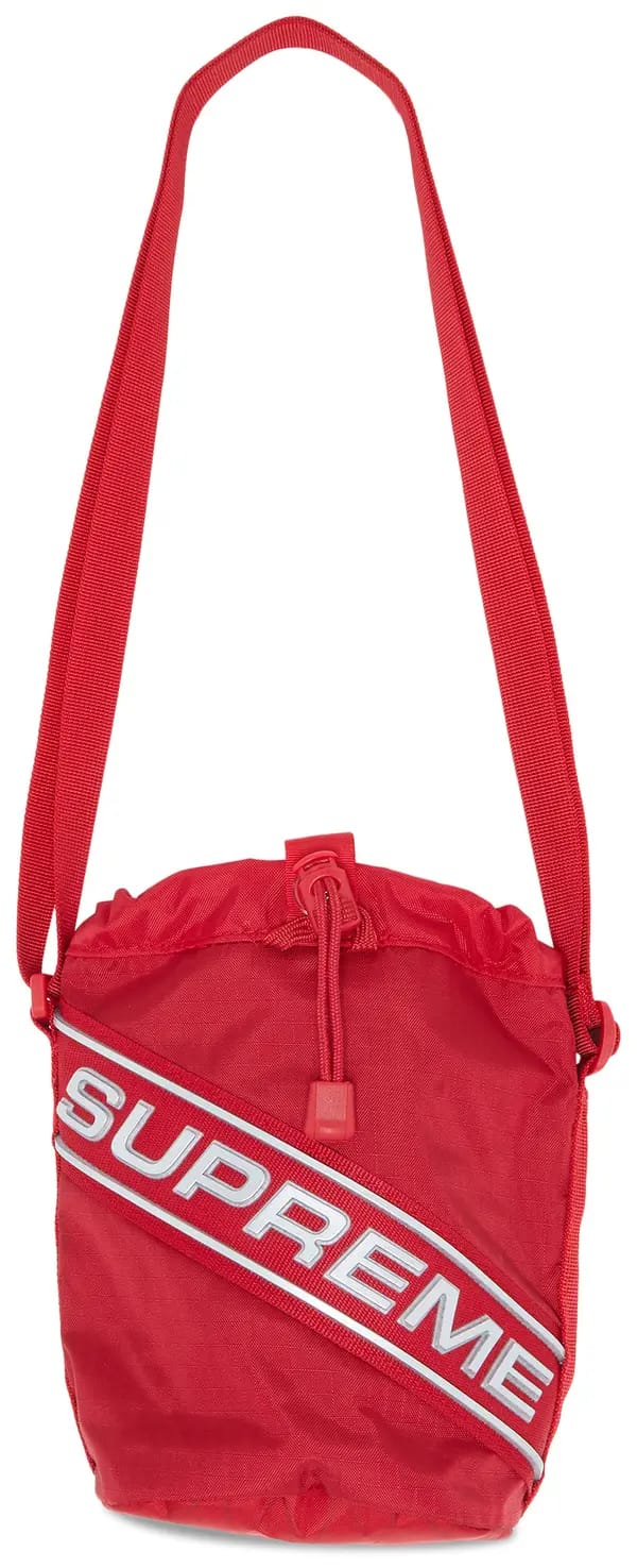 Supreme Small Cinch Pouch- Red