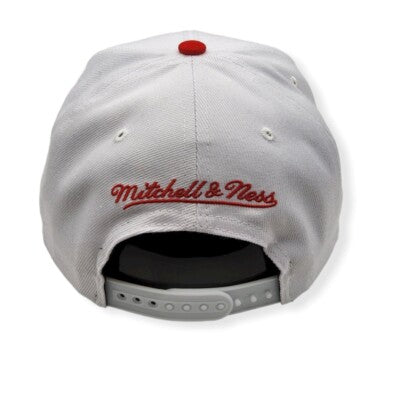 Chicago Bulls Grey&Charcoal Snapback Hat Red/Gold Logo