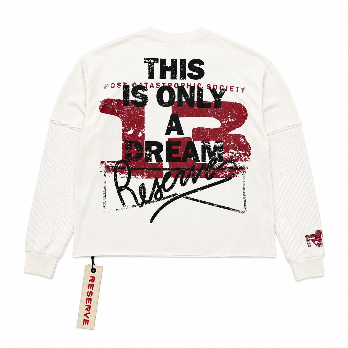 Reserve "Society" Long Sleeve White