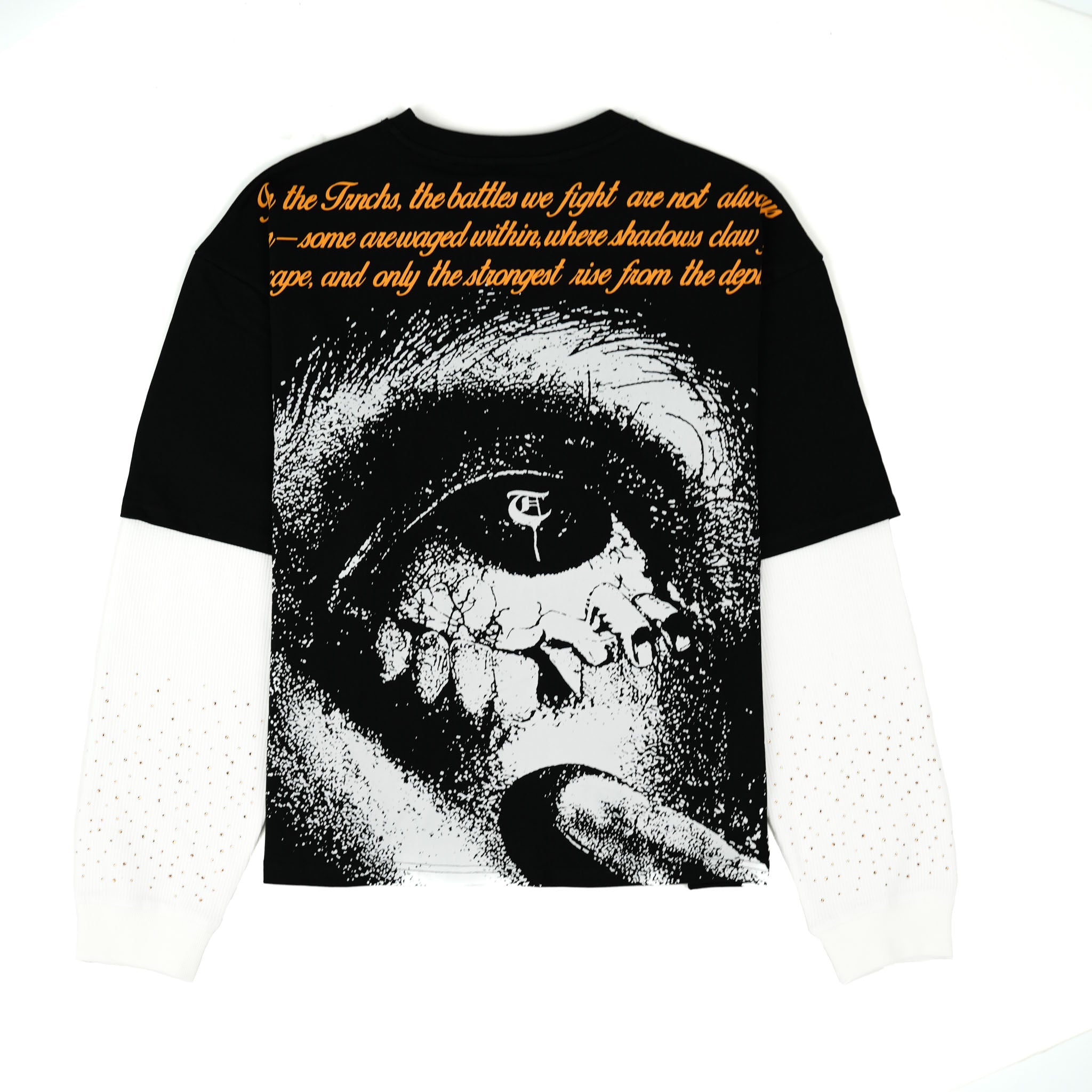 WITHIN THE DEPTHS Black Long sleeve Tee