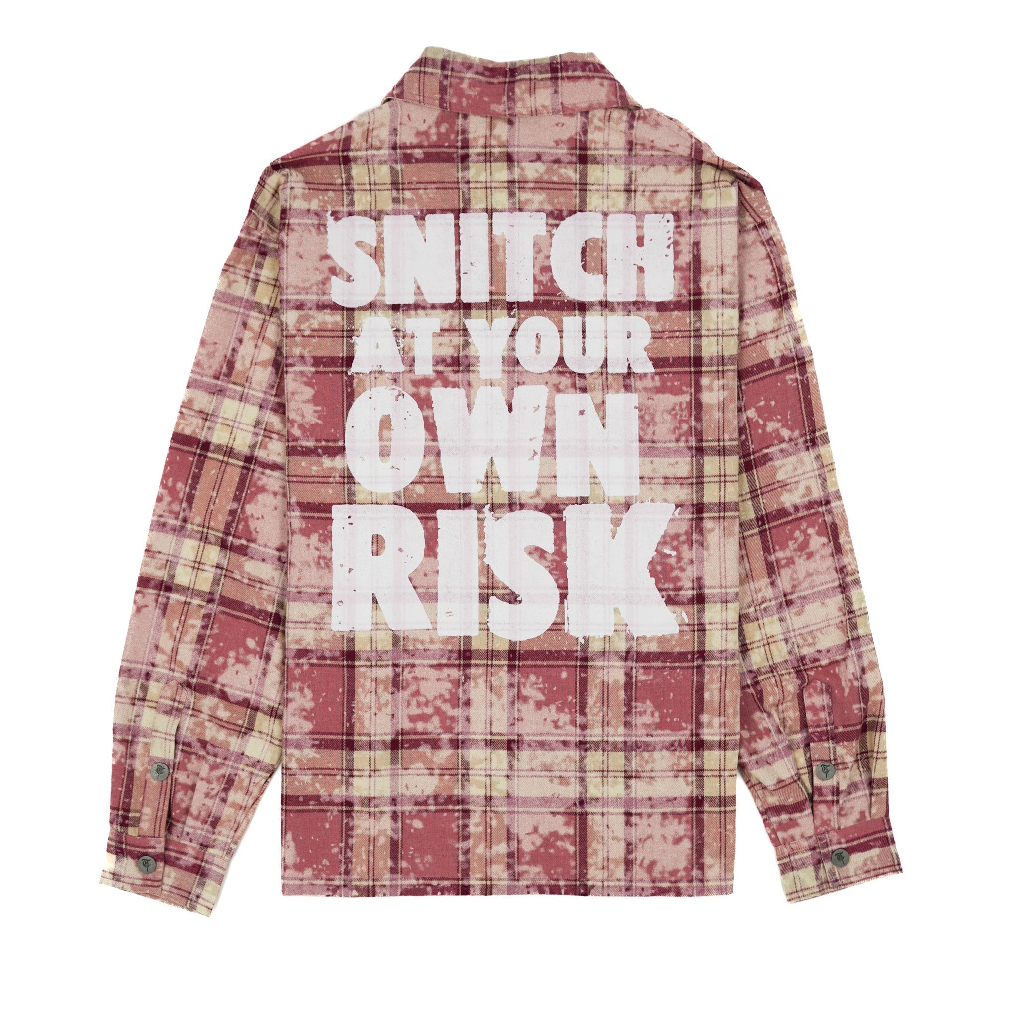 "FATAH" Pink Button Up