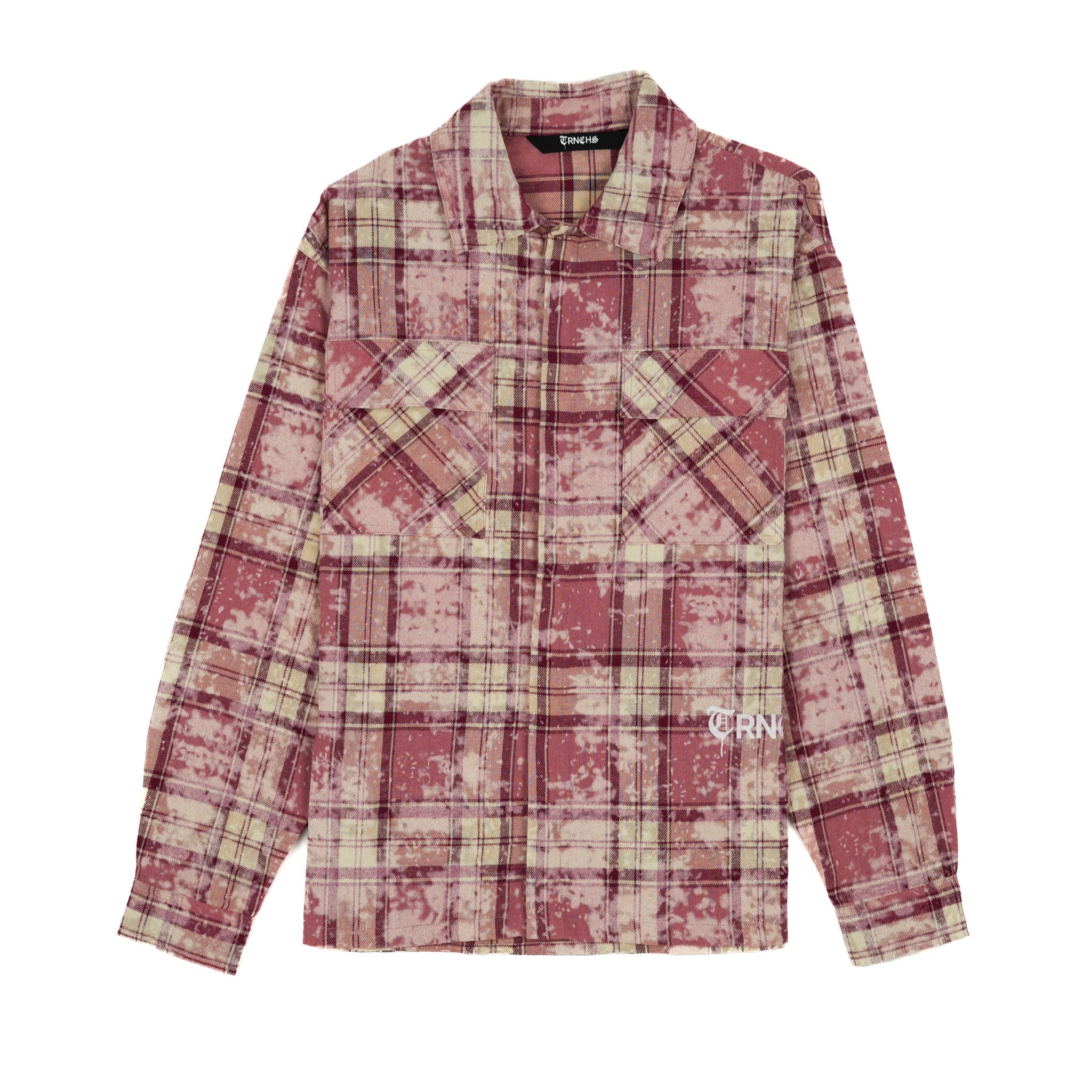 "FATAH" Pink Button Up