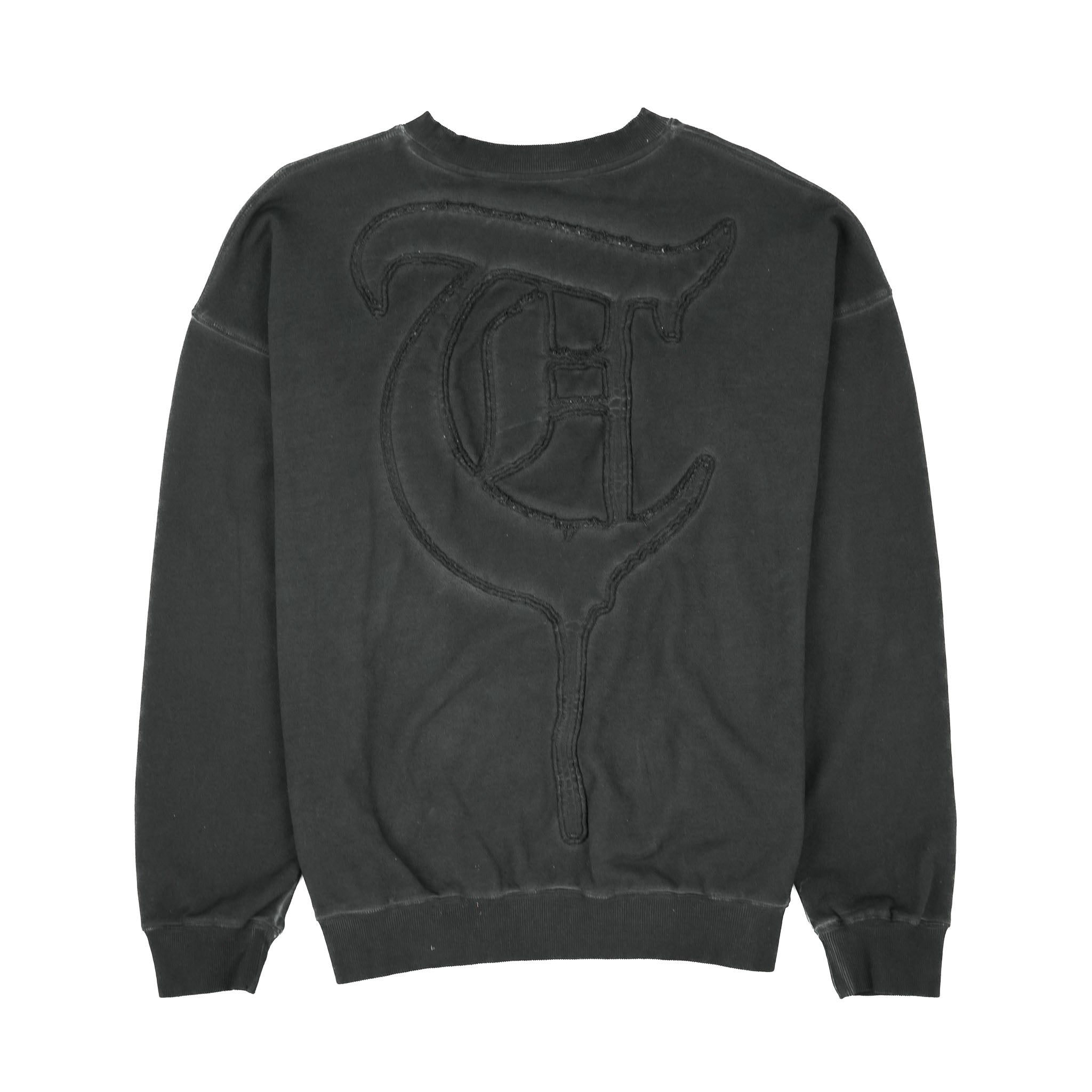 "MAWADA" Black Crewneck