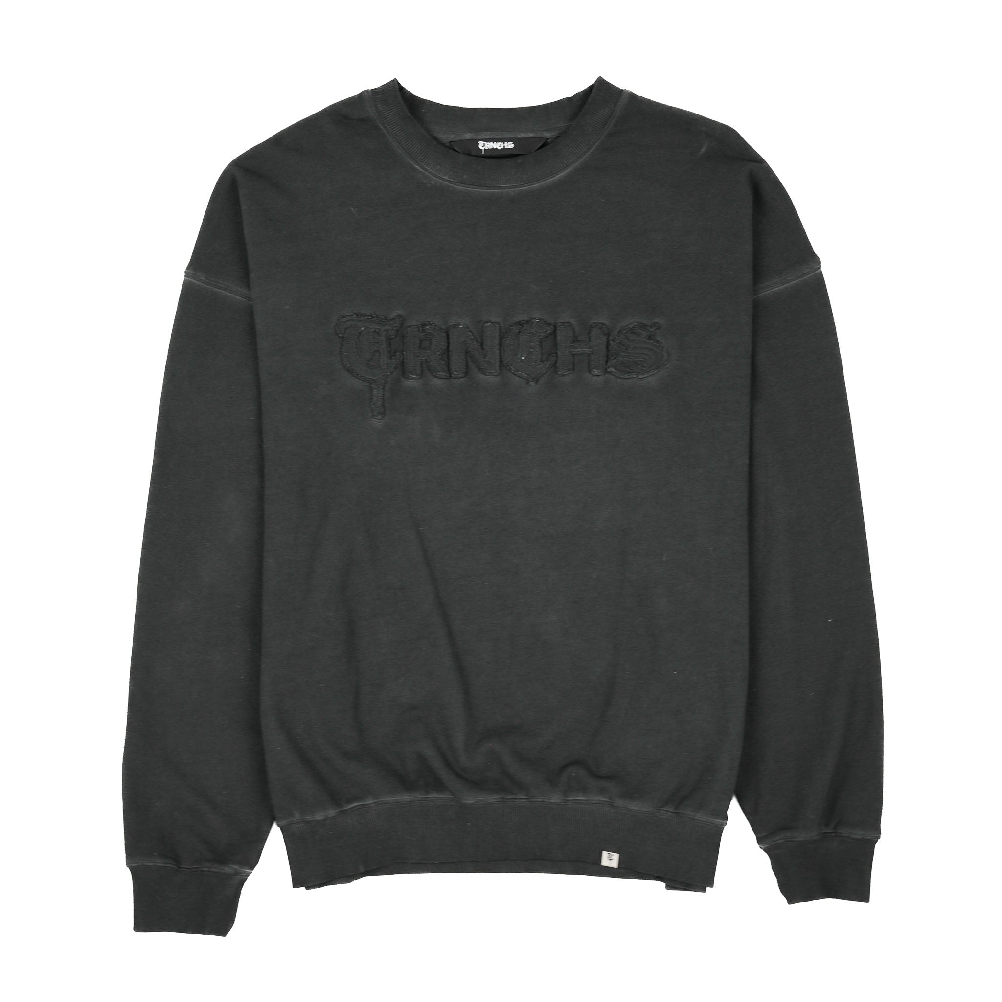 "MAWADA" Black Crewneck