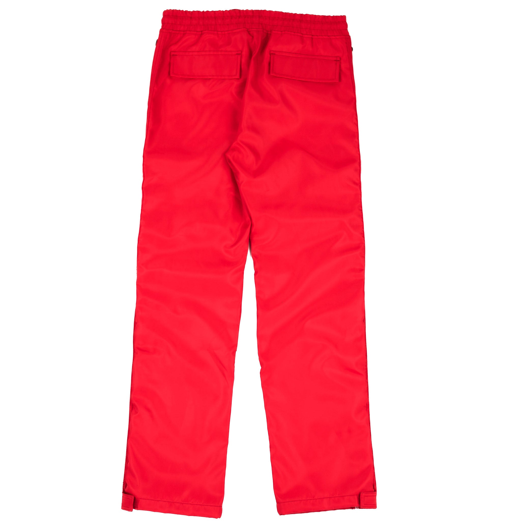 "AL-HUDAYDAH" Red Snap Front Cargo Pants